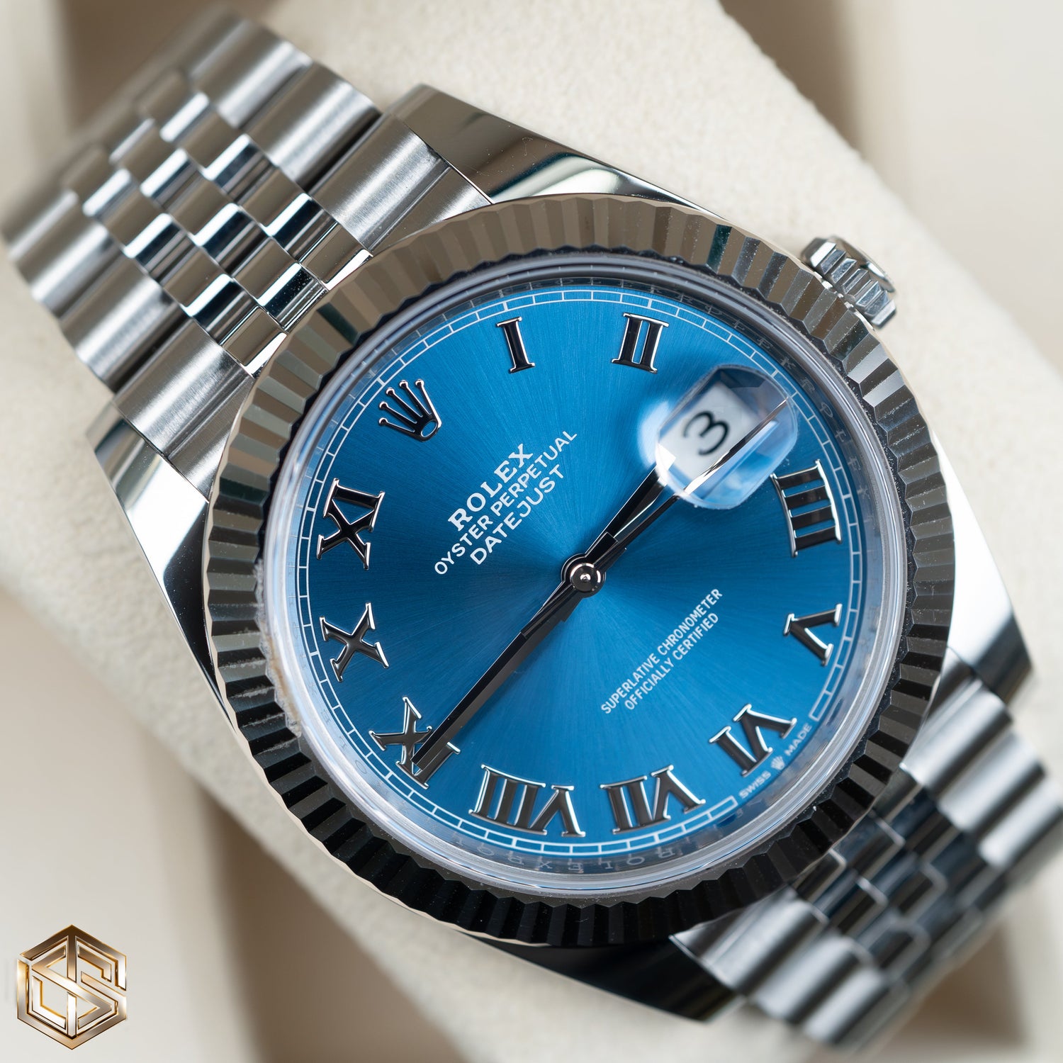 Rolex 126334 Datejust 41 Azzurro Blue Dial Jubilee 2024 Full Set Watch