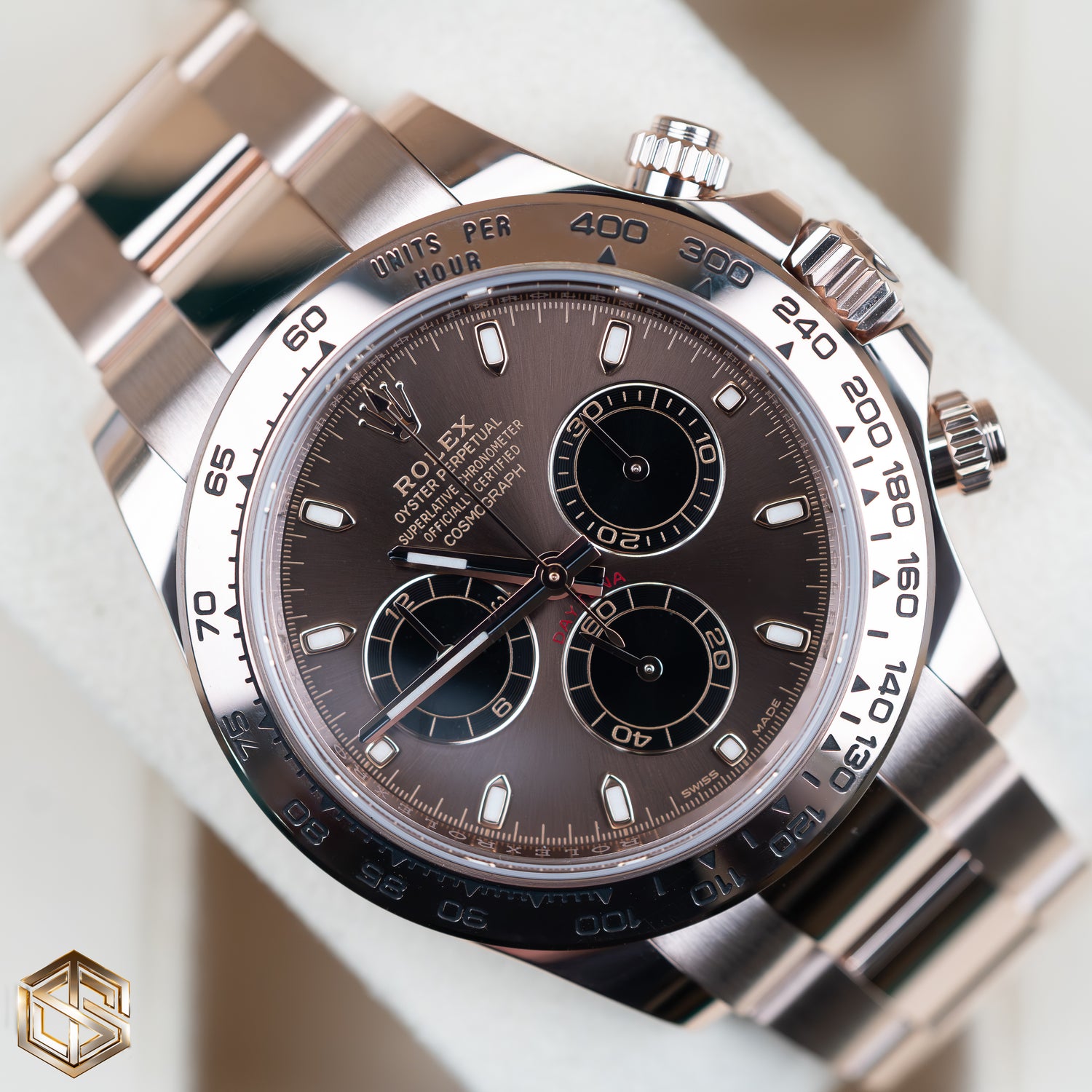Rolex 116505 Cosmograph Daytona Everose Chocolate Dial 2022 Full UK Set Watch