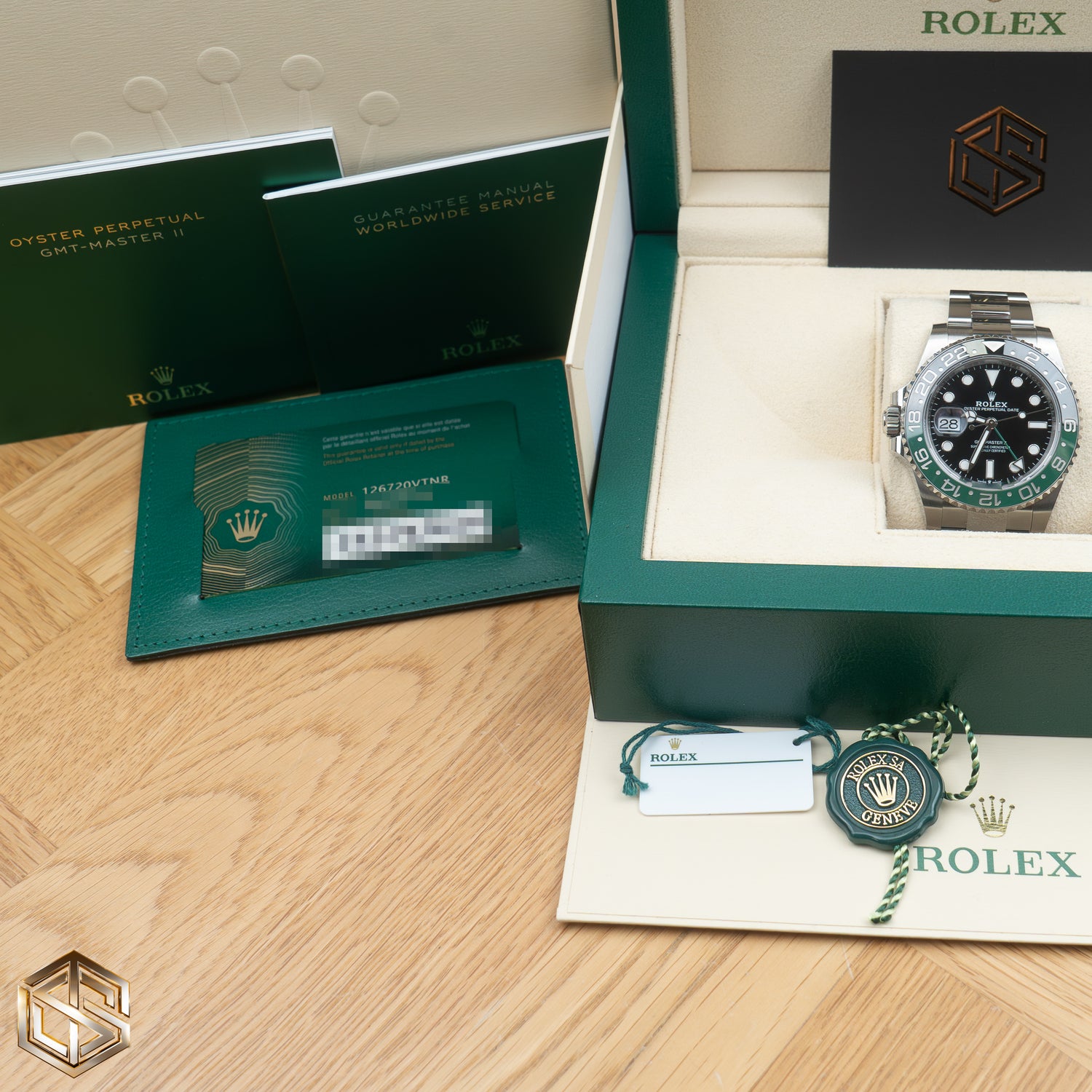 Rolex 126720VTNR GMT-Master II 'Sprite' Oyster Bracelet 2022 Full Set Watch