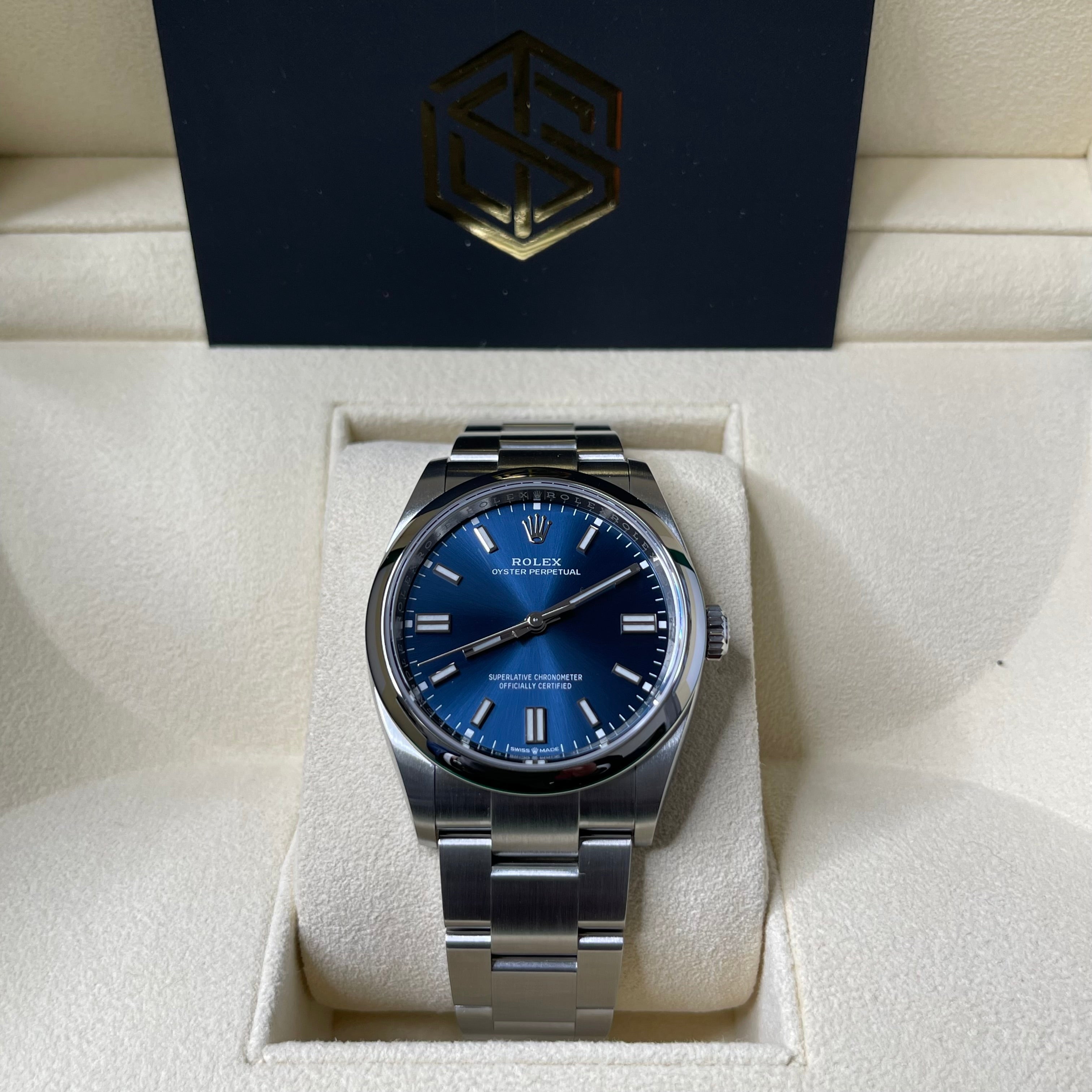 Rolex op 2024 36 blue dial