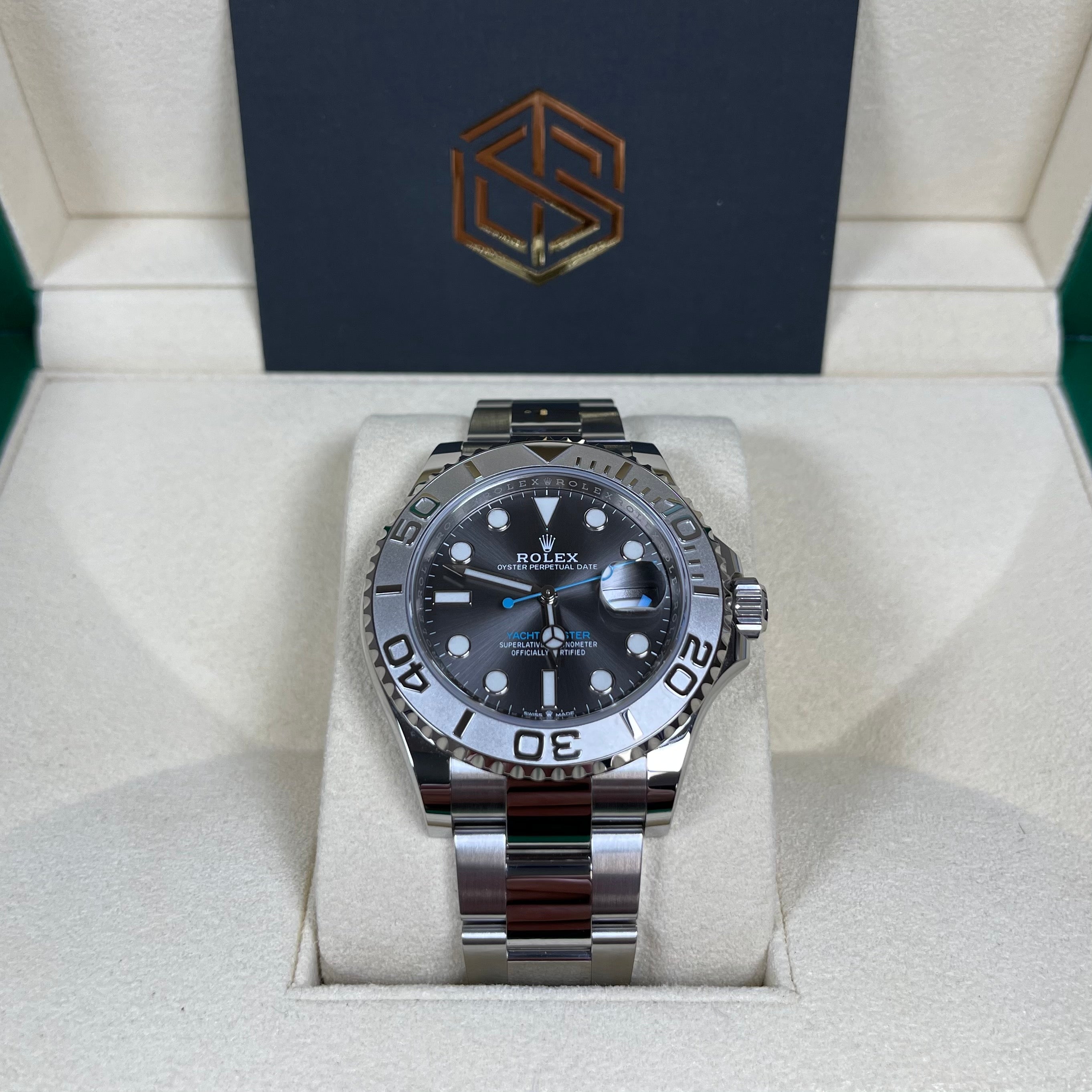 Rolex yacht master discount 40 dark rhodium