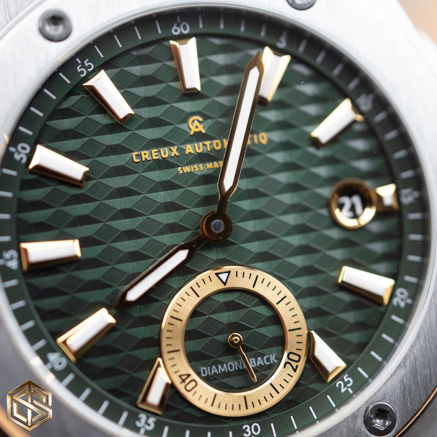 Creux Automatiq Diamondback CA-08 Bi-Metal Green Dial 2023 Watch