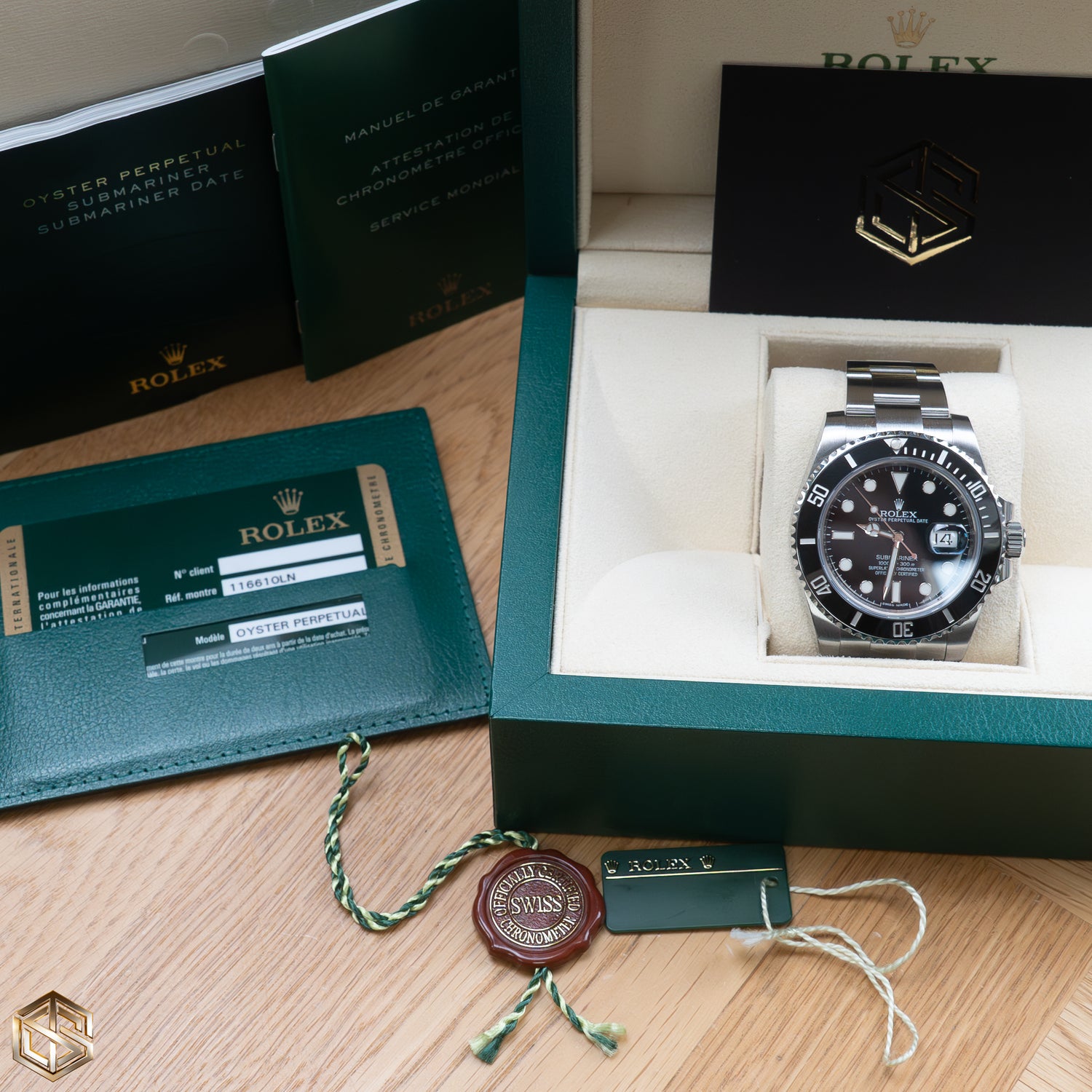 Rolex 116610LN Submariner Date Discontinued 40mm 2014 Full Set Watch