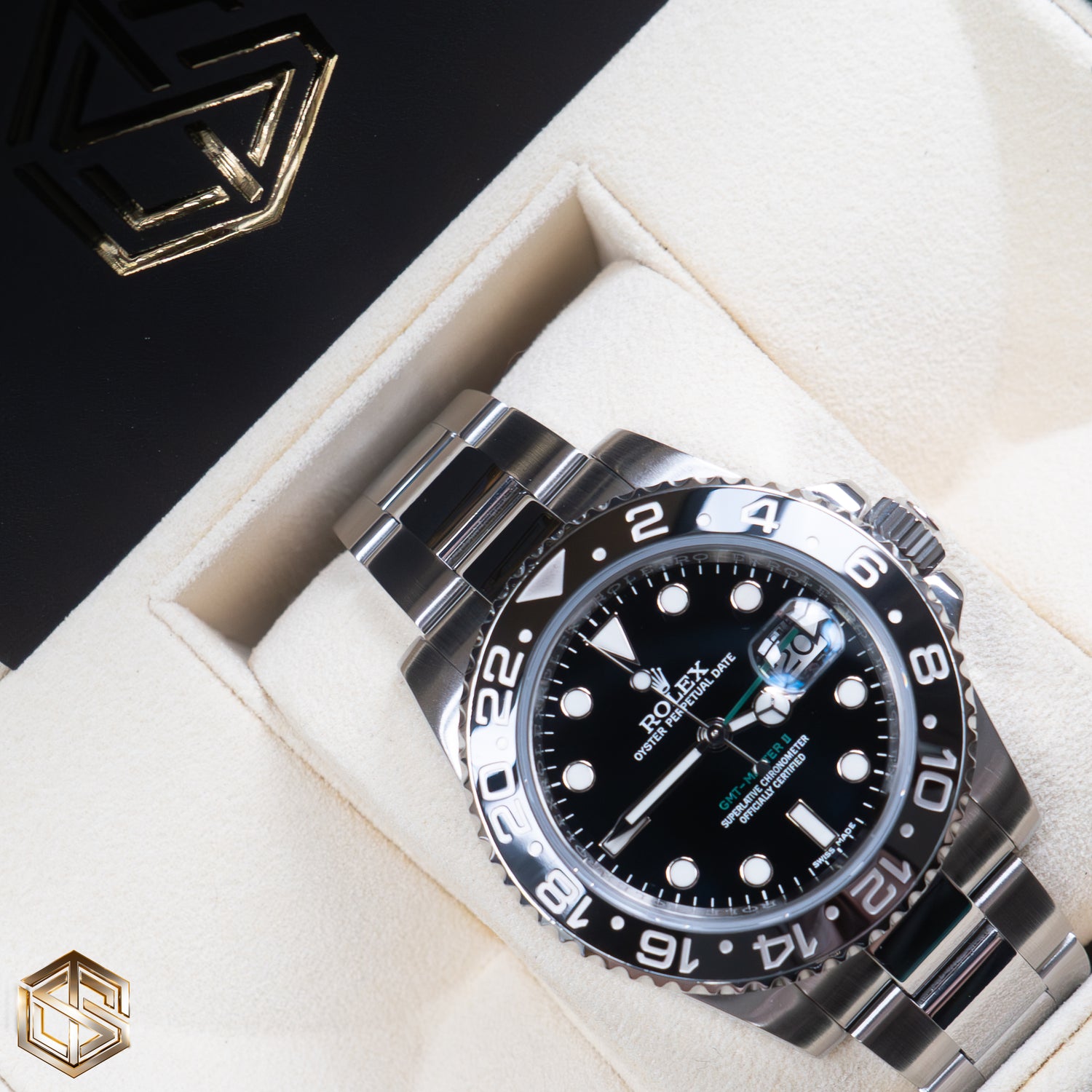 Rolex 116710LN GMT-Master II Black Dial 2015 Full Set Watch