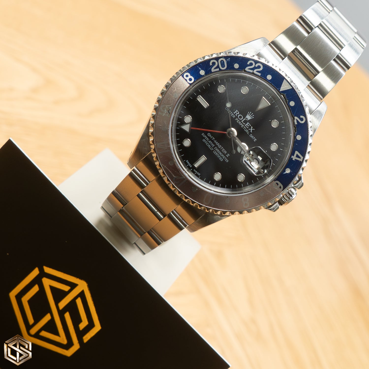 Rolex 16710 GMT-Master II 'Pepsi' 2001 Serviced in 2019 Full Set Watch