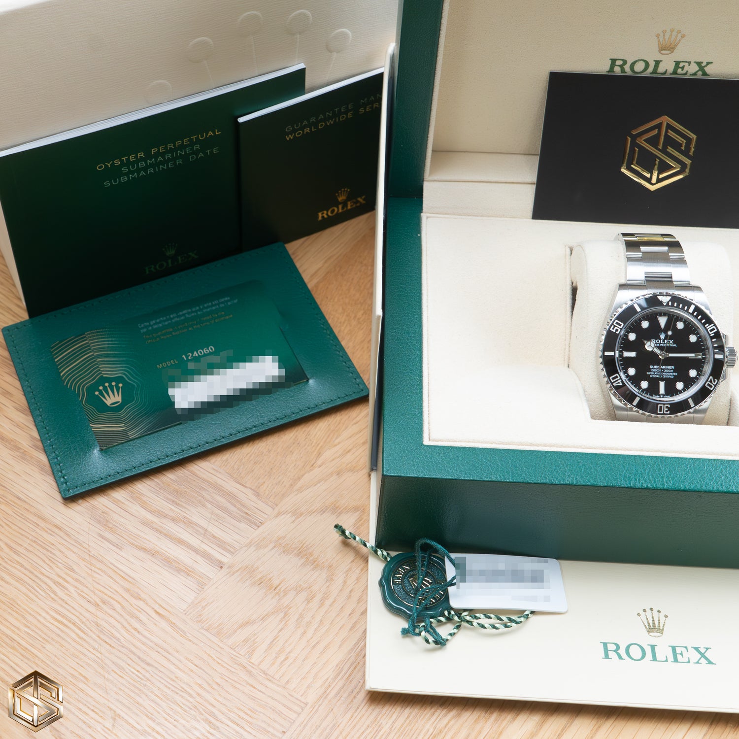 Rolex 124060 Submariner No Date 41mm 2020 Full Set Watch