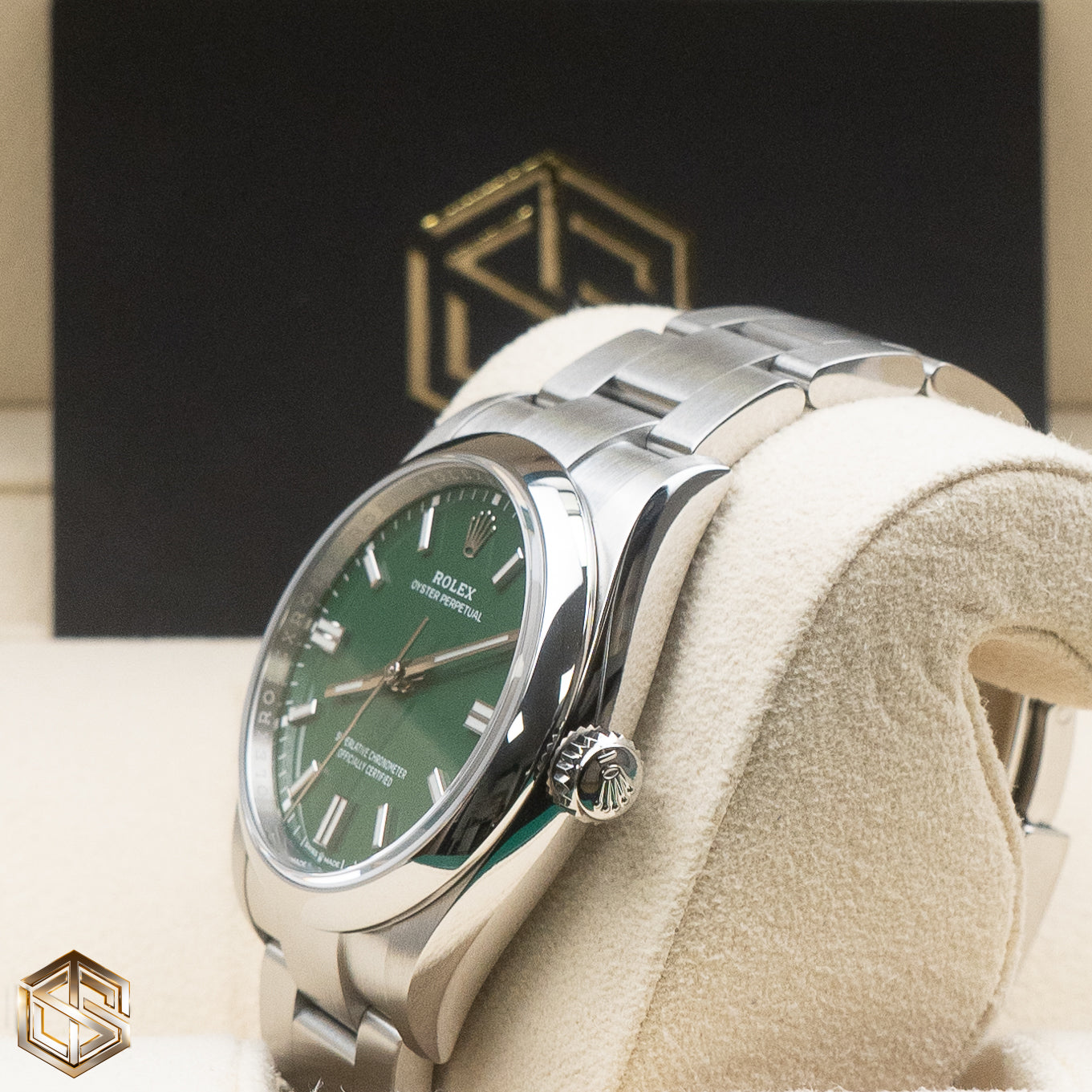 Rolex 126000 Oyster Perpetual 36 Green Dial 2022 Full Set Watch