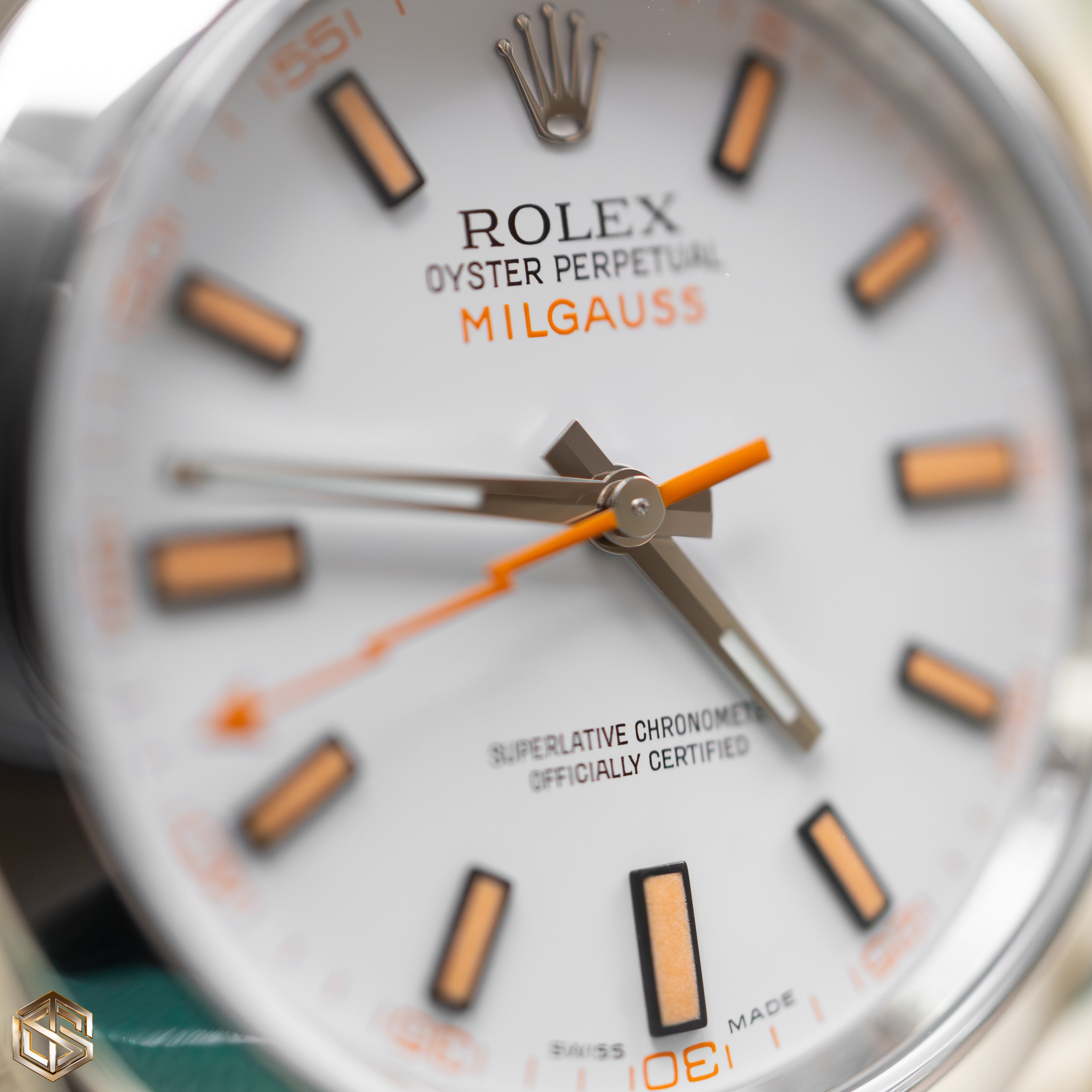 Milgauss white dial outlet