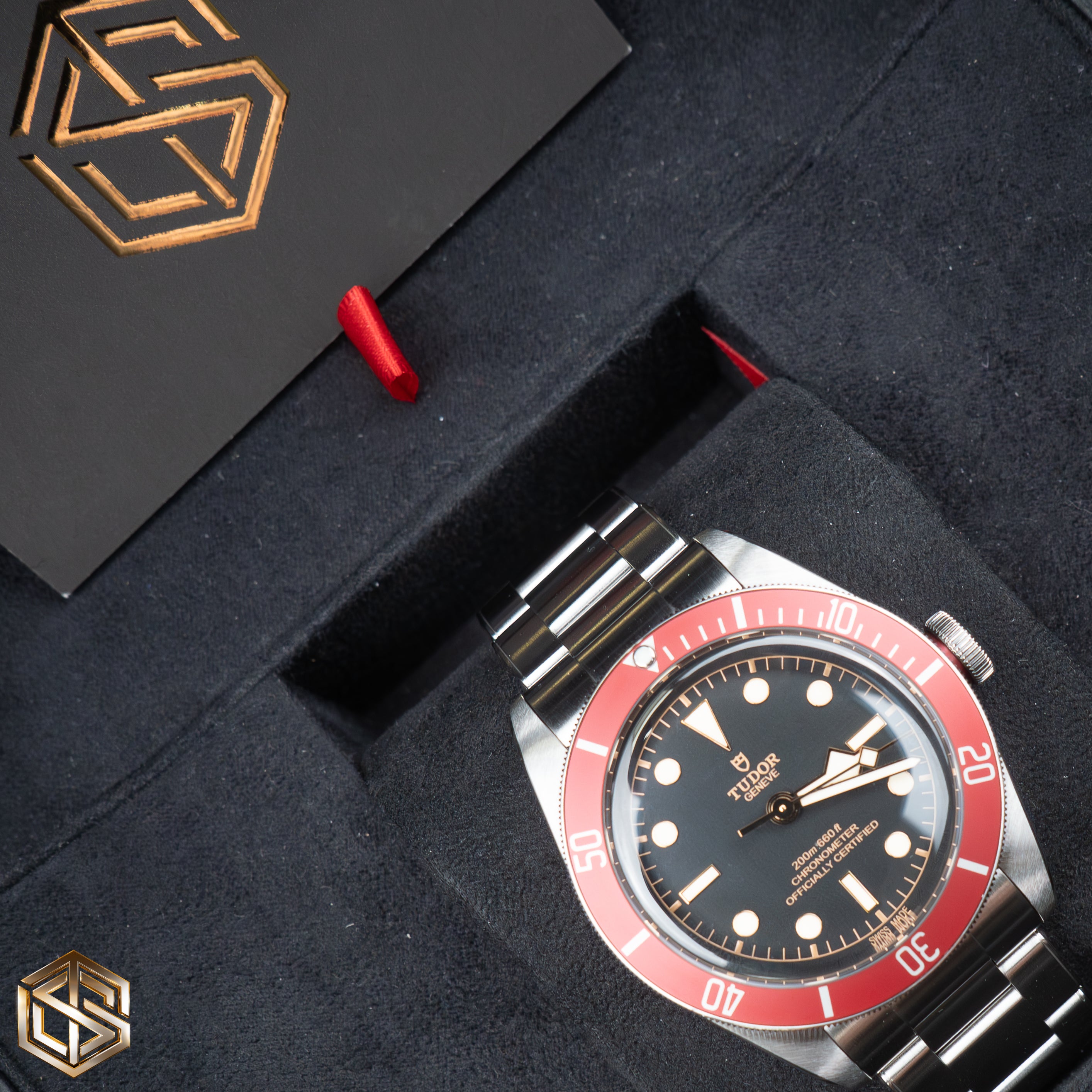 Tudor 79230 Heritage Black Bay Red Bezel 41mm 2023 Full Set Watch SwissTimepieces