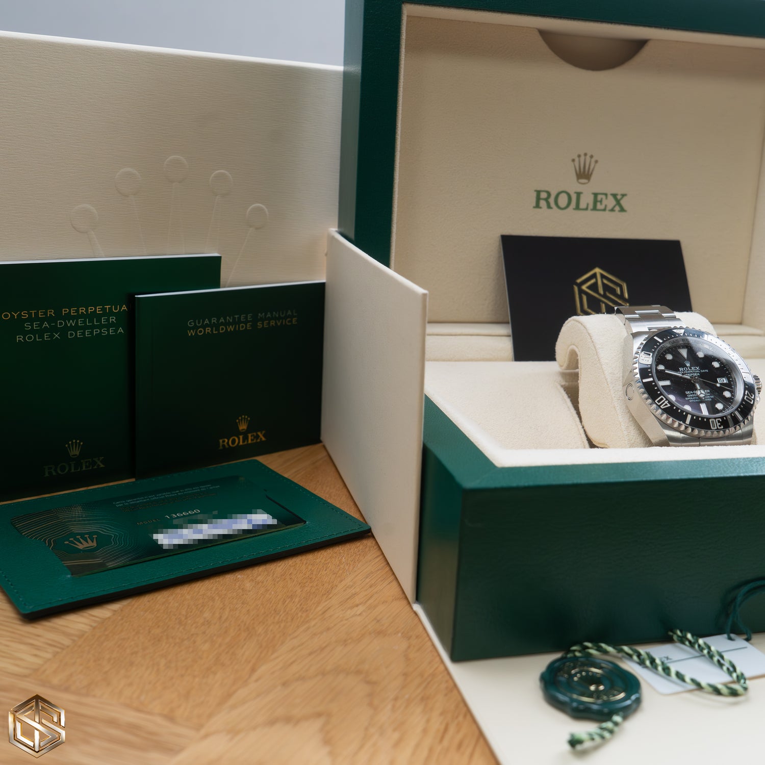 Rolex 136660 DeepSea Black Dial 44mm UNWORN 2022 Full Set Watch