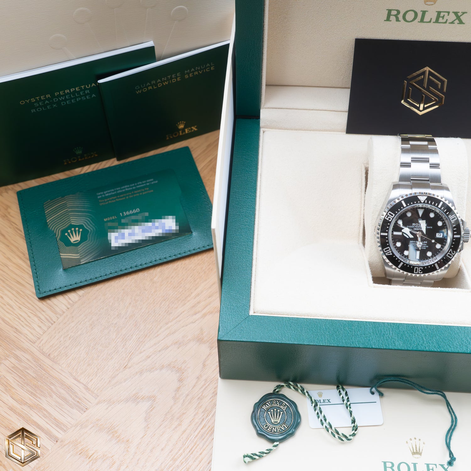 Rolex 136660 DeepSea Black Dial 44mm UNWORN 2022 Full Set Watch