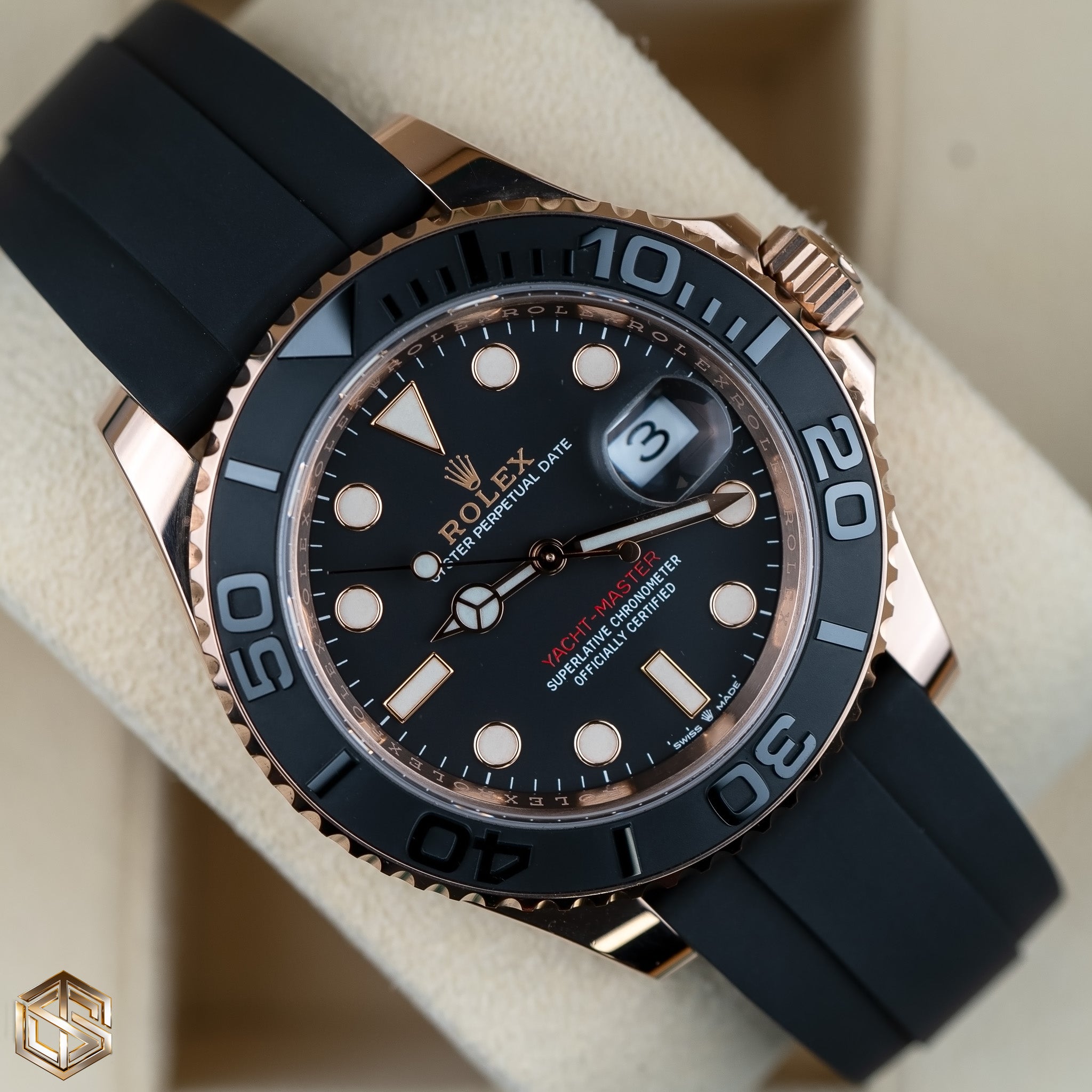 Yacht master discount 40 everose gold