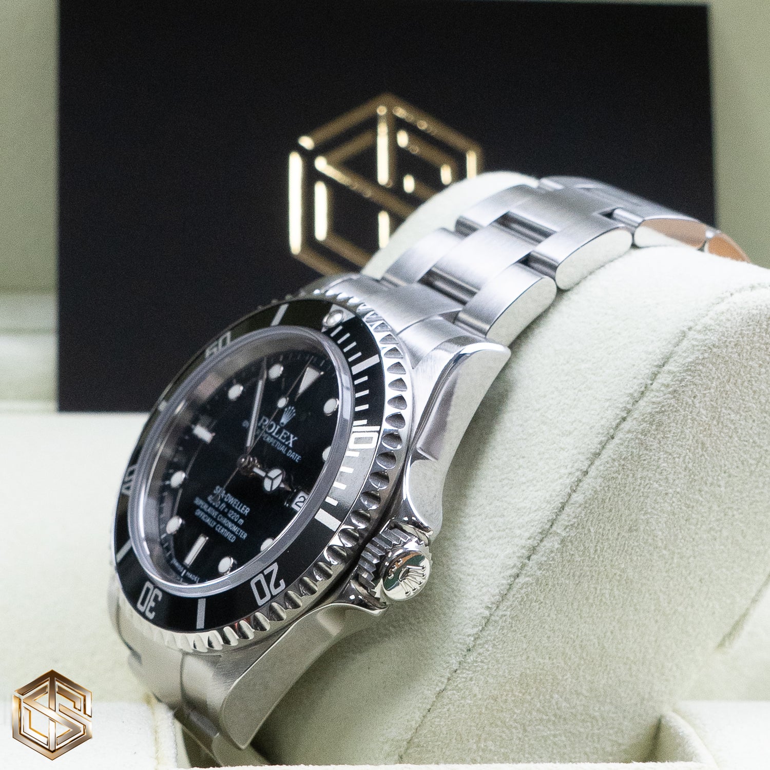 Rolex 16600 Sea-Dweller 4000 Black Dial 2007 Serviced by Rolex 2018 Full Set Watch