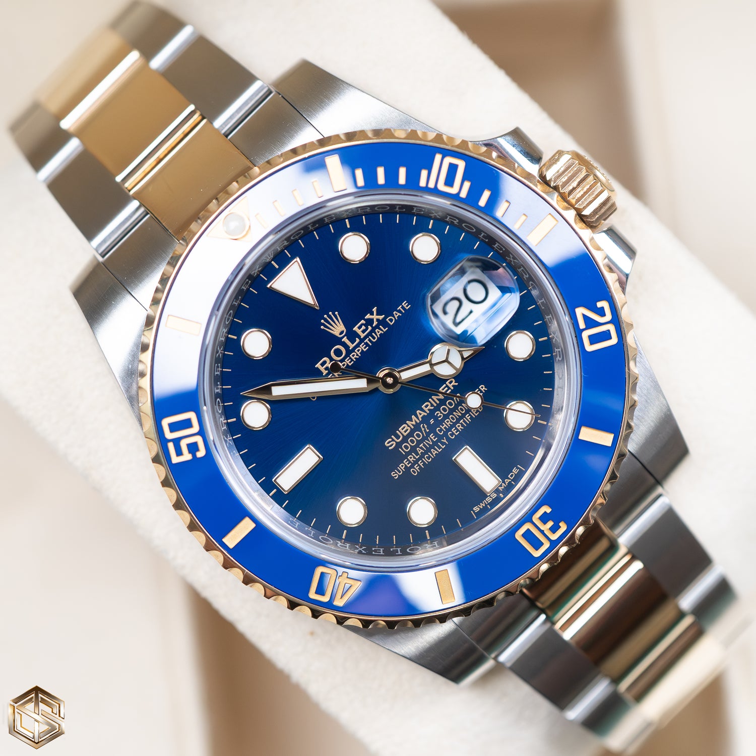 Rolex 116613LB Submariner Date Bi-Metal 'Bluesy' 40mm 2020 Full Set Watch