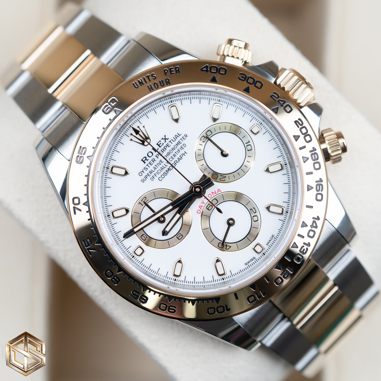 Rolex 116503 Cosmograph Daytona Bi-Metal White Dial 2020 Full Set Watch