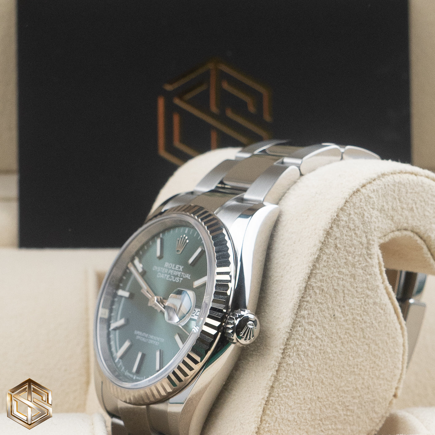 Rolex 126234 Datejust 36 Mint Green Dial Oyster Bracelet 2022 Full Set Watch