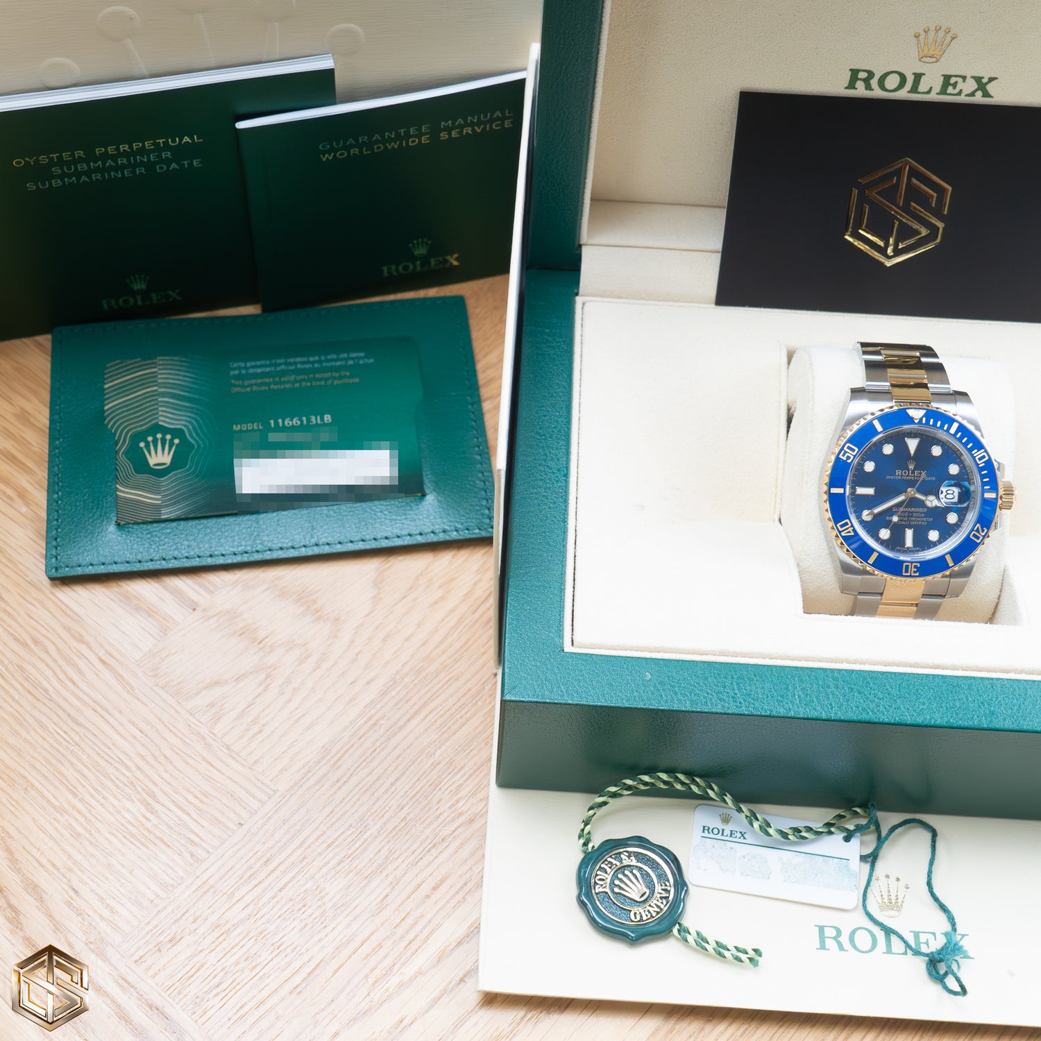 Rolex 116613LB Submariner Date Bi-Metal 'Bluesy' 40mm 2020 Full Set Watch