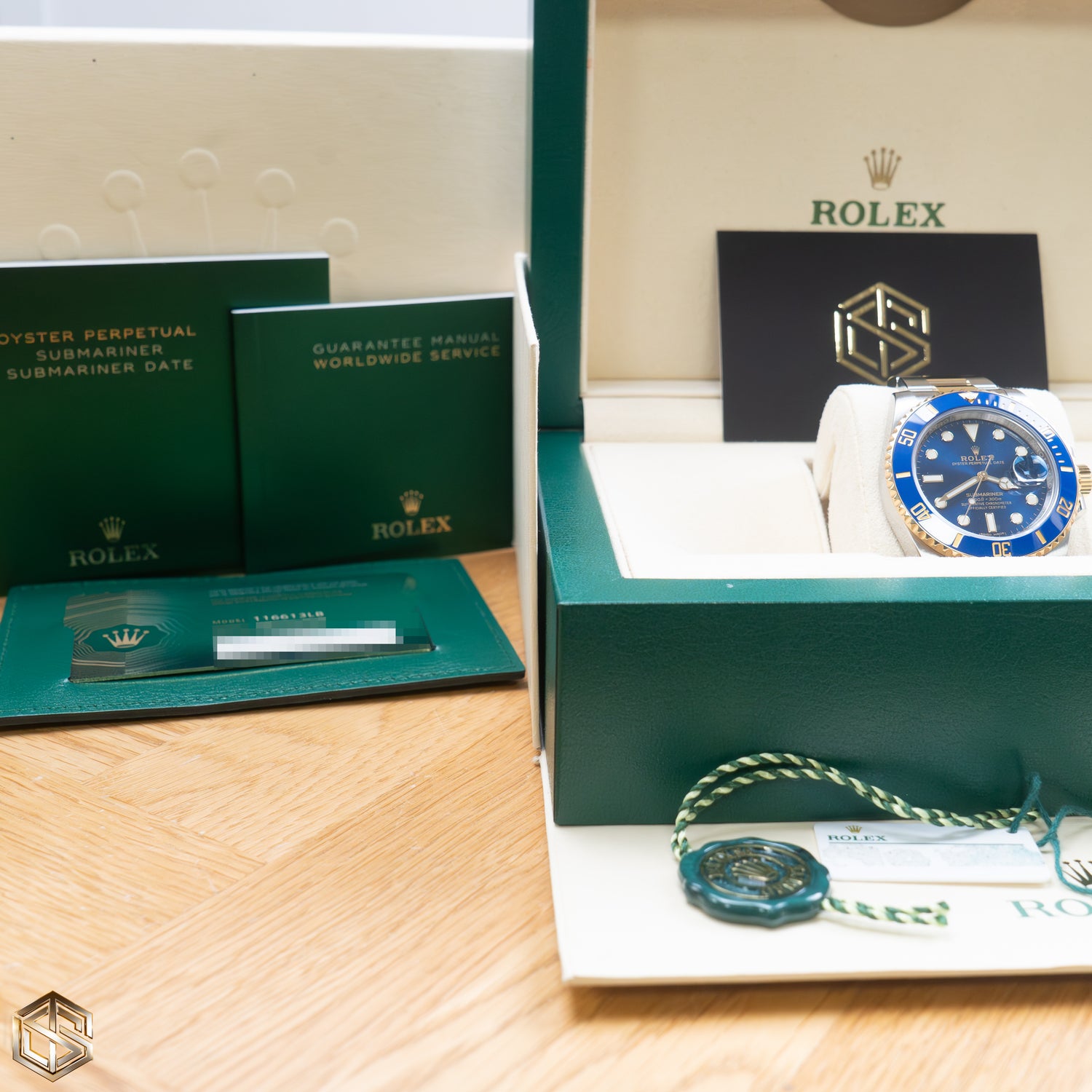 Rolex 116613LB Submariner Date Bi-Metal 'Bluesy' 40mm 2020 Full Set Watch