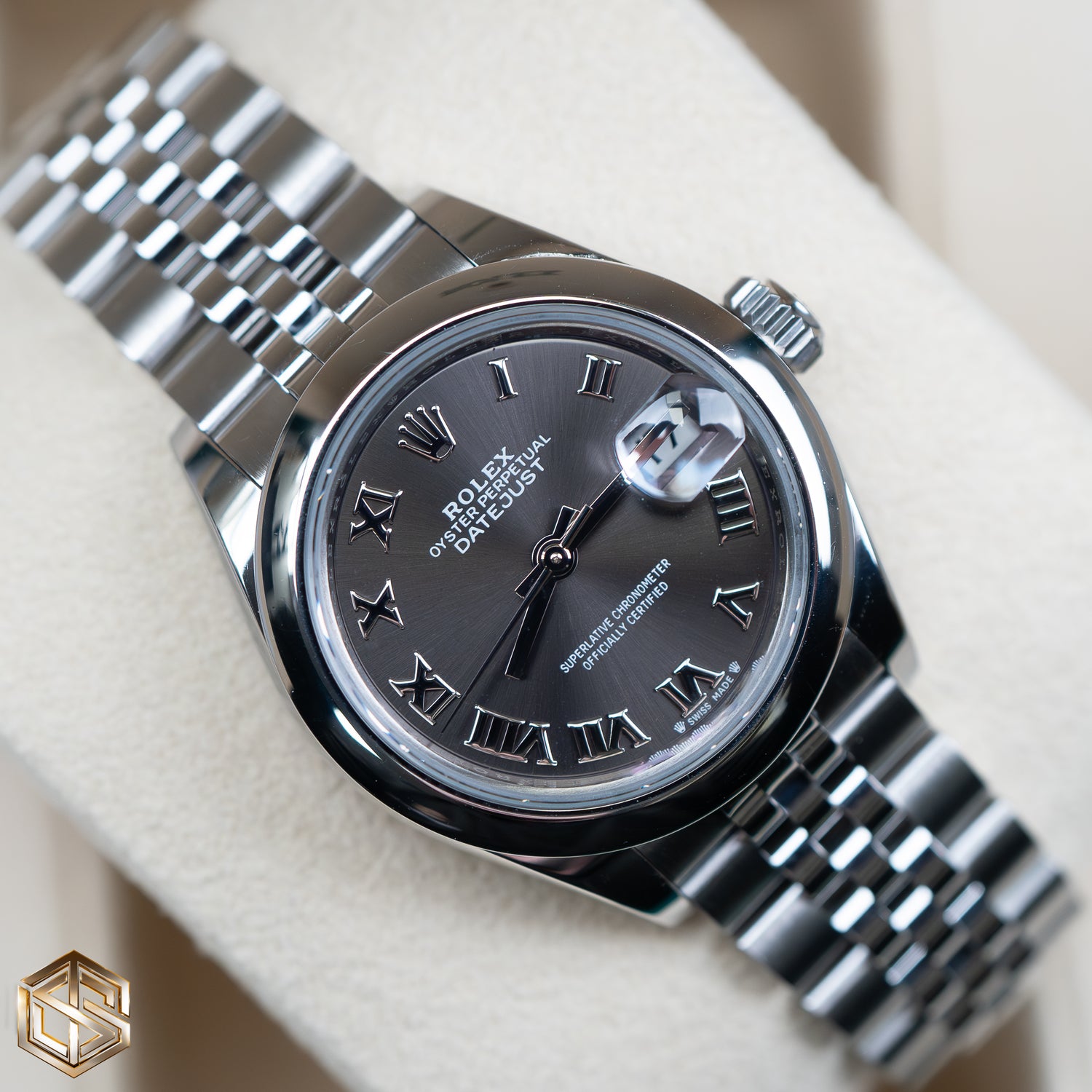 Rolex 279160 Lady-Datejust 28 Dark Grey Dial Jubilee Bracelet 2021 Full Set Watch