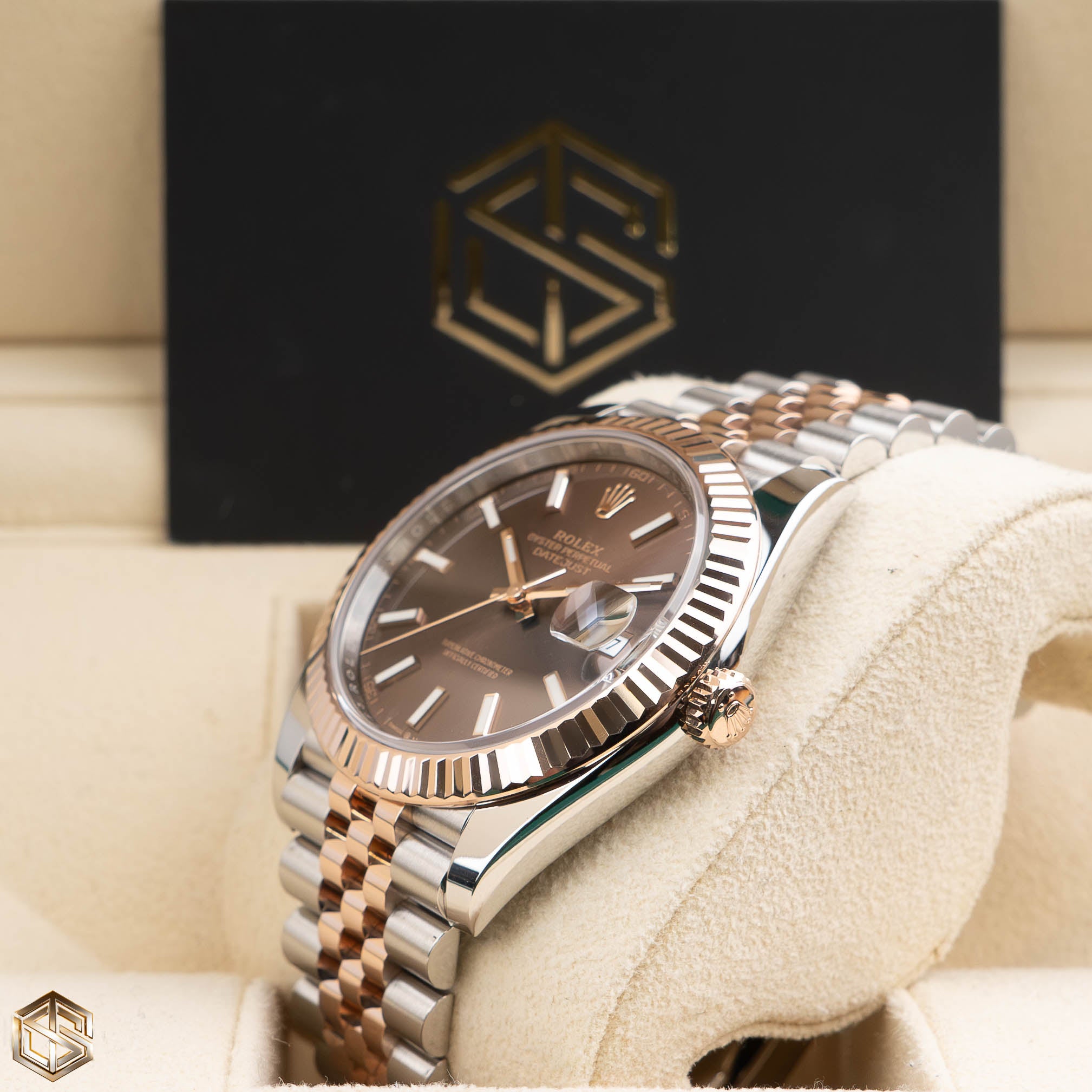 Rolex datejust 41 chocolate on sale jubilee