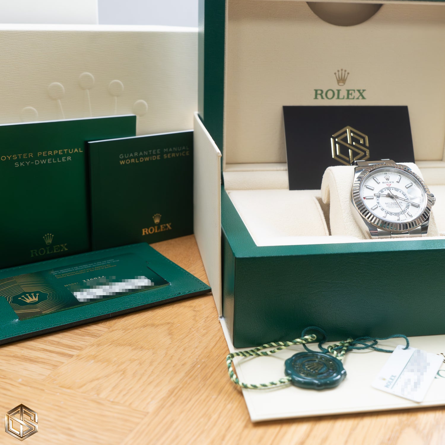 Rolex 336934 NEW MODEL Sky-Dweller White Dial Oyster Bracelet 2024 Full Set Watch