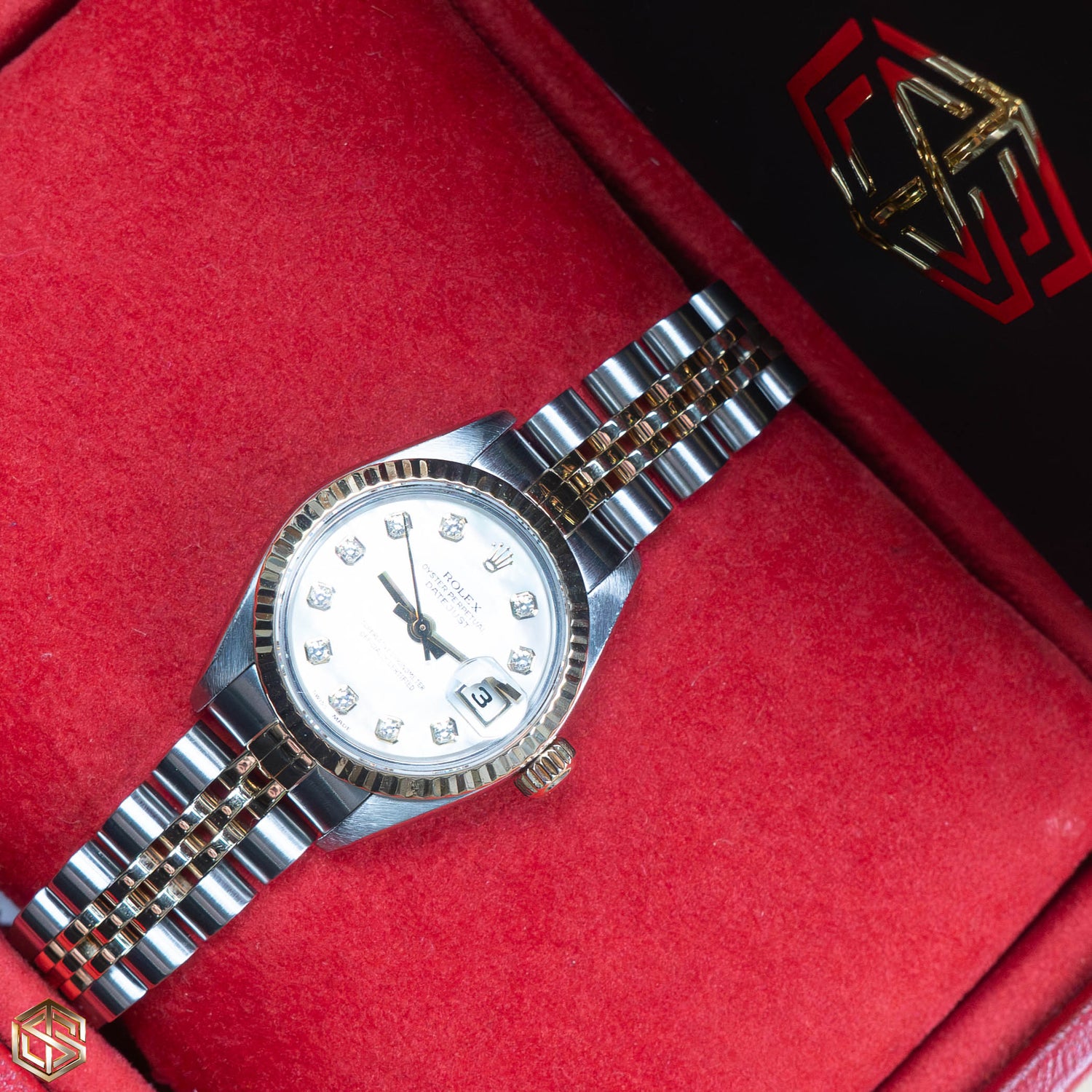 Rolex 79173 Lady Datejust 26 Mother of Pearl Diamond Dial Jubilee 2000 Watch