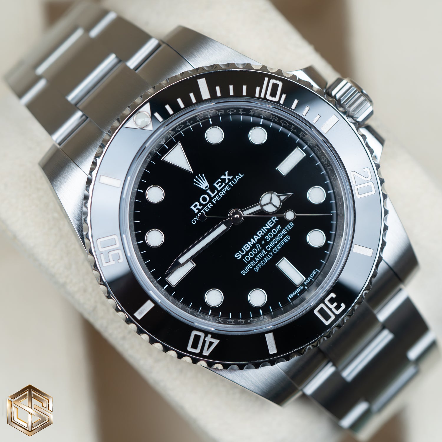 Rolex 114060 Submariner No Date 40mm 2015 Full Set Watch