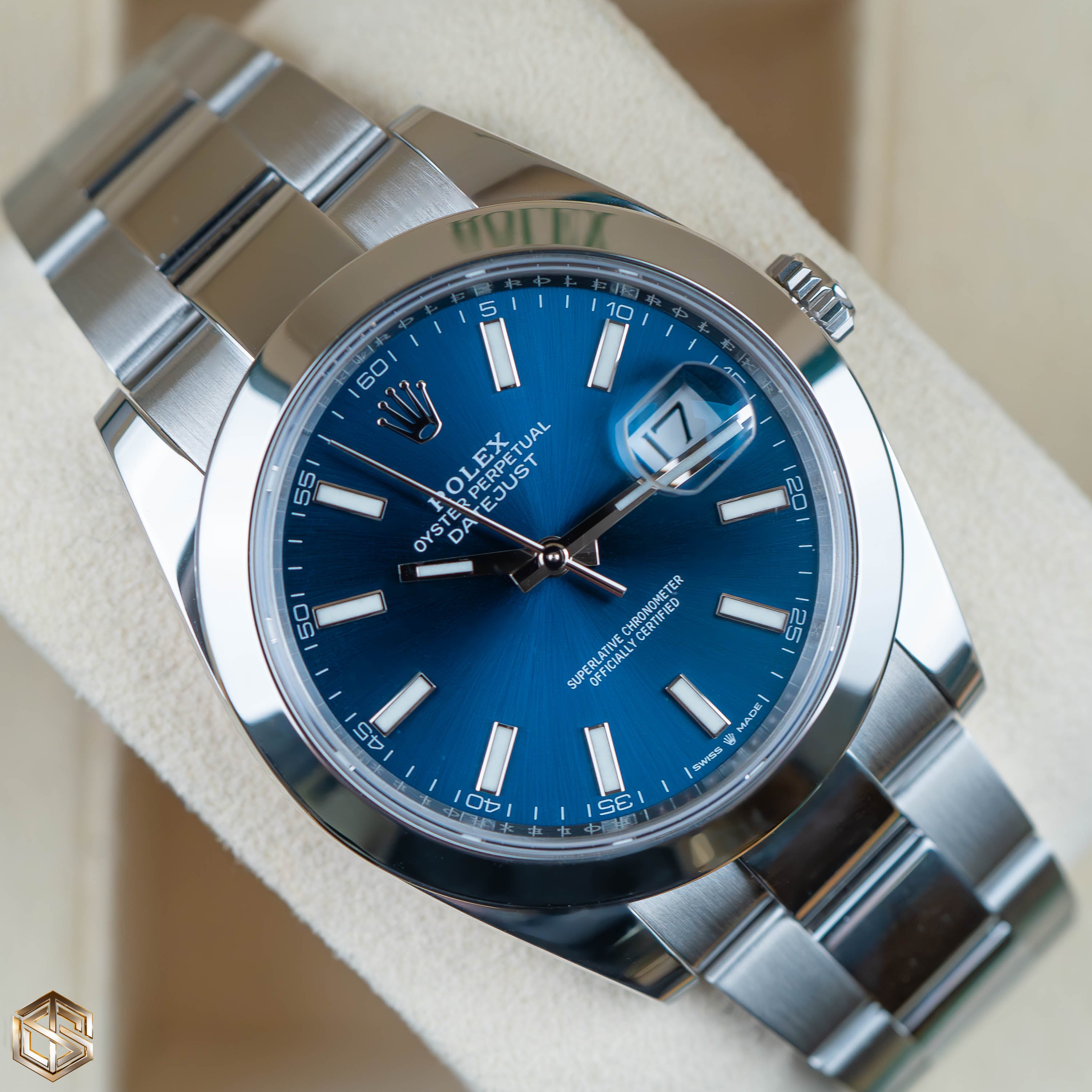 Rolex 126300 blue discount dial