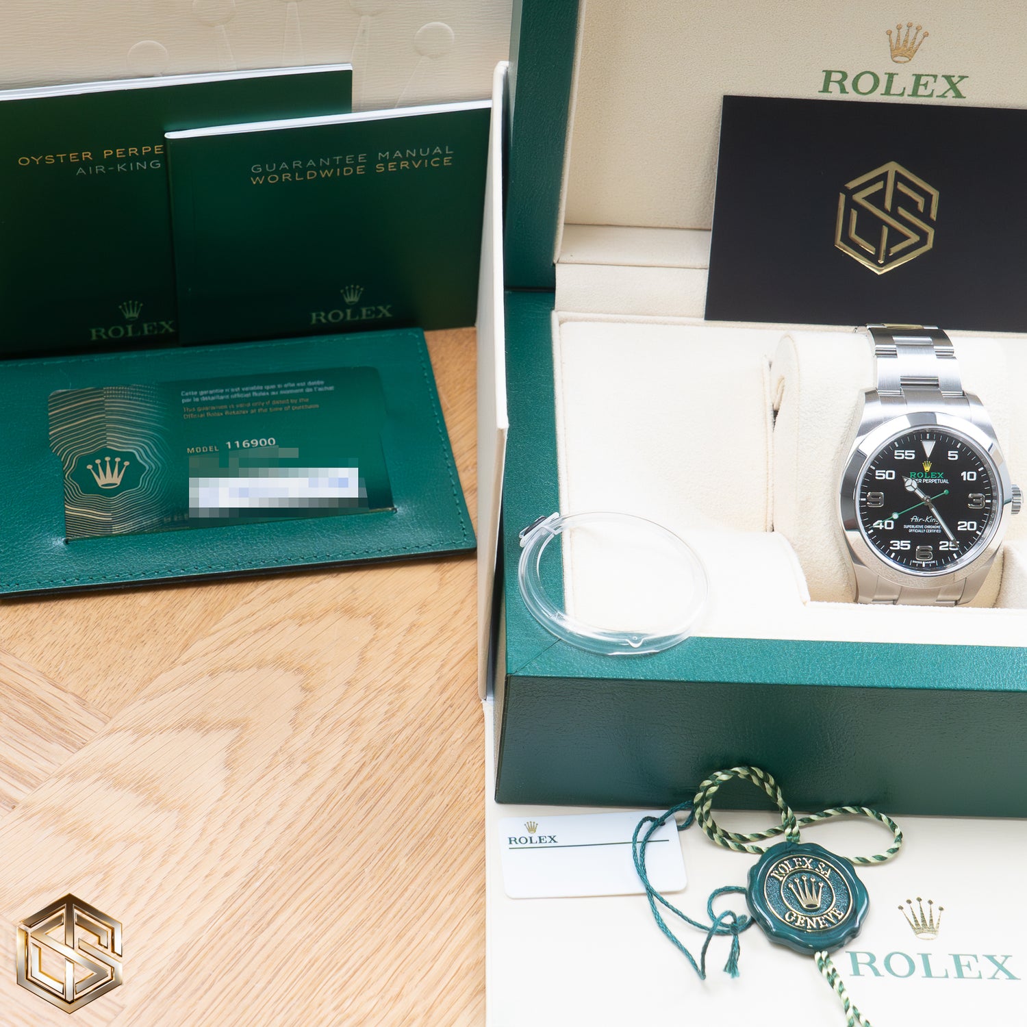 Rolex 116900 UNWORN Air King 40mm Black Dial 2022 Full Set Watch