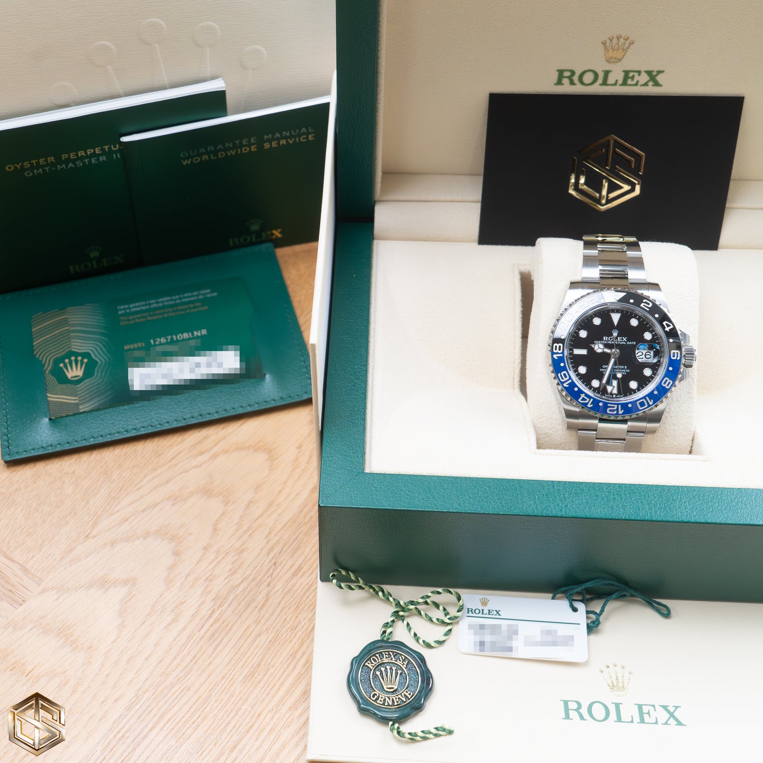 Rolex 126710BLNR UNWORN GMT-Master II 'Batman' Oyster 2023 Full Set Watch