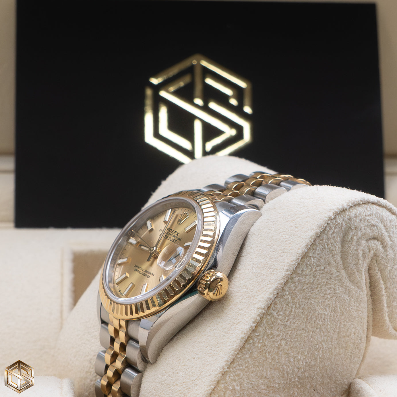 Rolex 279173 Lady Datejust 28mm Bi Metal Champagne Dial 2022 Watch SwissTimepieces
