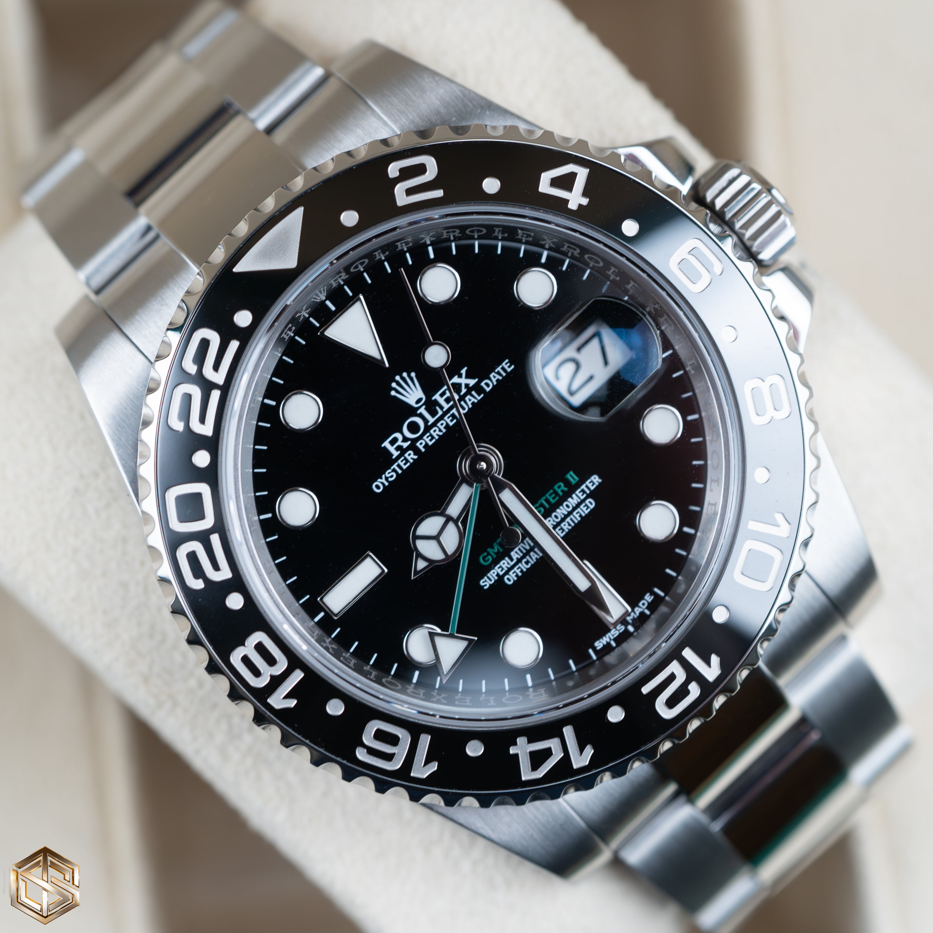 Rolex 116710LN GMT Master II Black Dial 2014 Serviced by Rolex