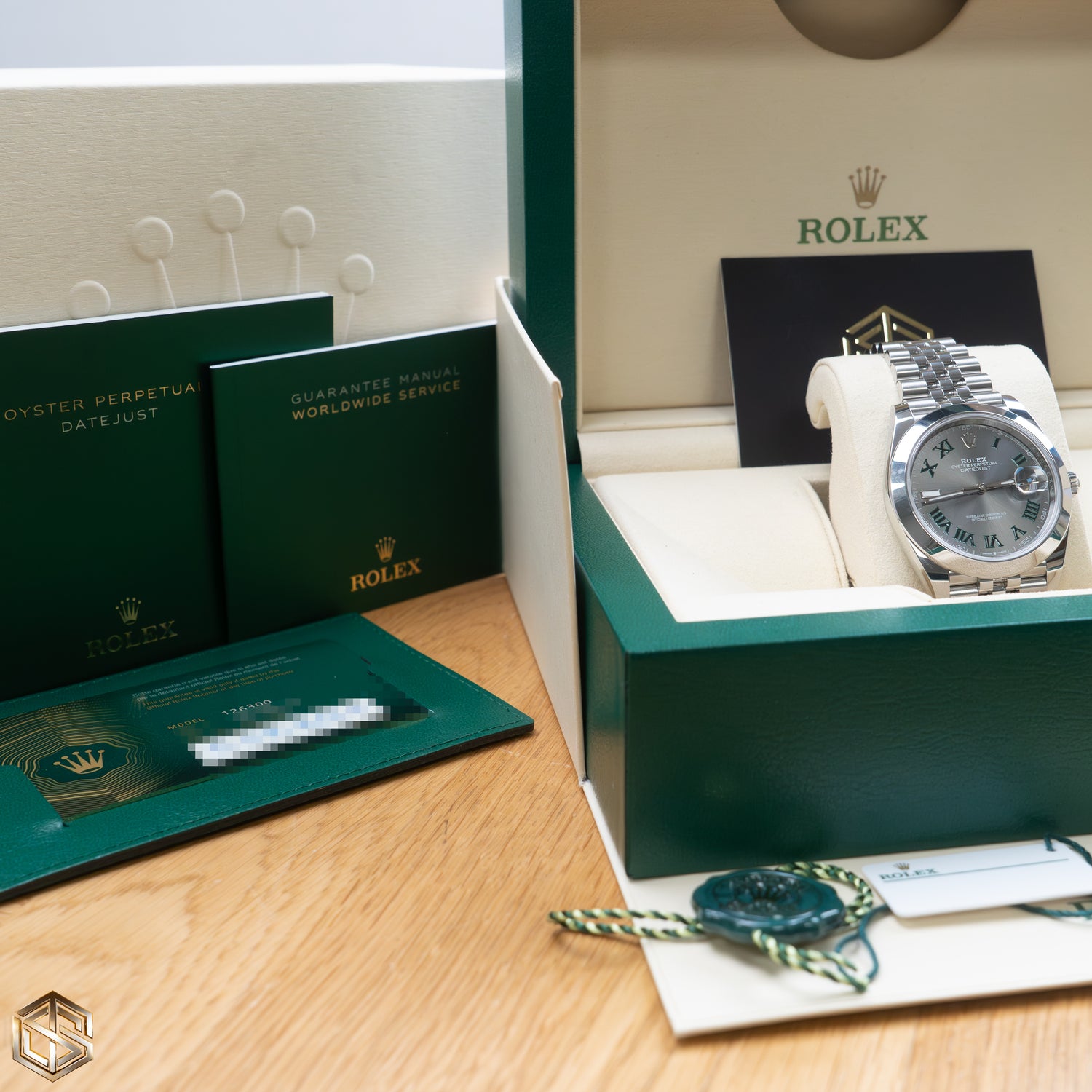 Rolex 126300 UNWORN Datejust 41 Wimbledon Dial Jubilee Bracelet 2024 Watch