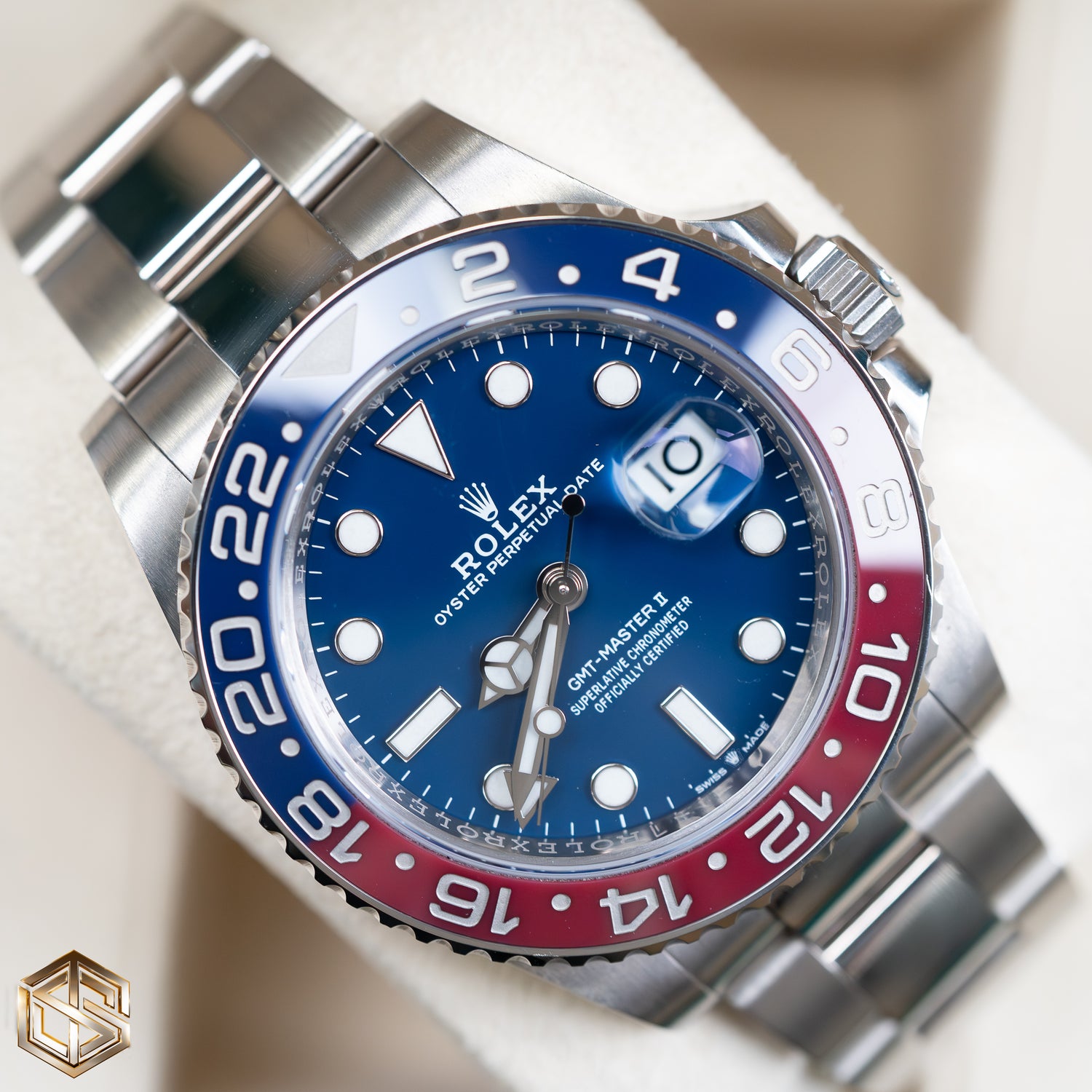 Rolex 126719BLRO Blue Dial White Gold GMT-Master II 'Pepsi' Oyster Bracelet 2022 Watch