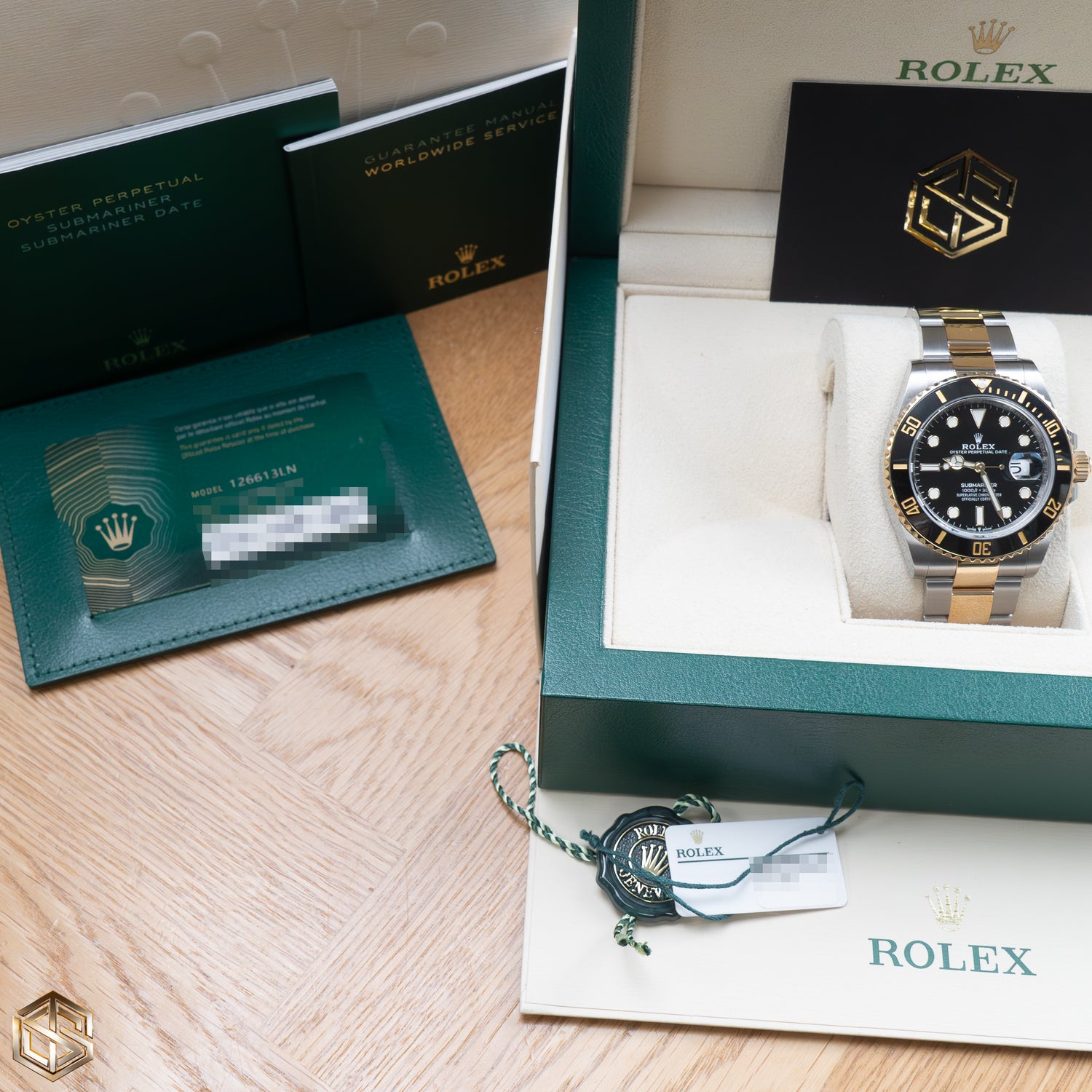 Rolex 126613LN Submariner Date Bi-Metal Black Dial 41mm 2021 Full Set Watch