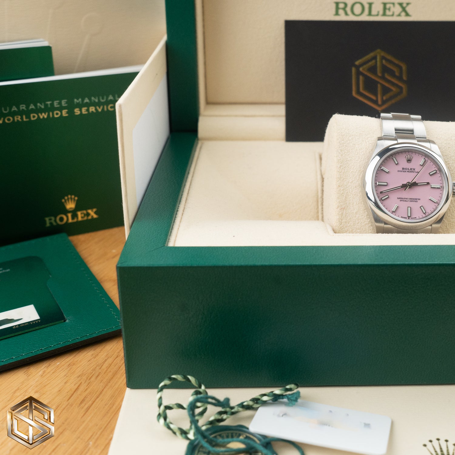 Rolex 277200 Oyster Perpetual 31 'Candy Pink' Dial 2021 Full Set Watch