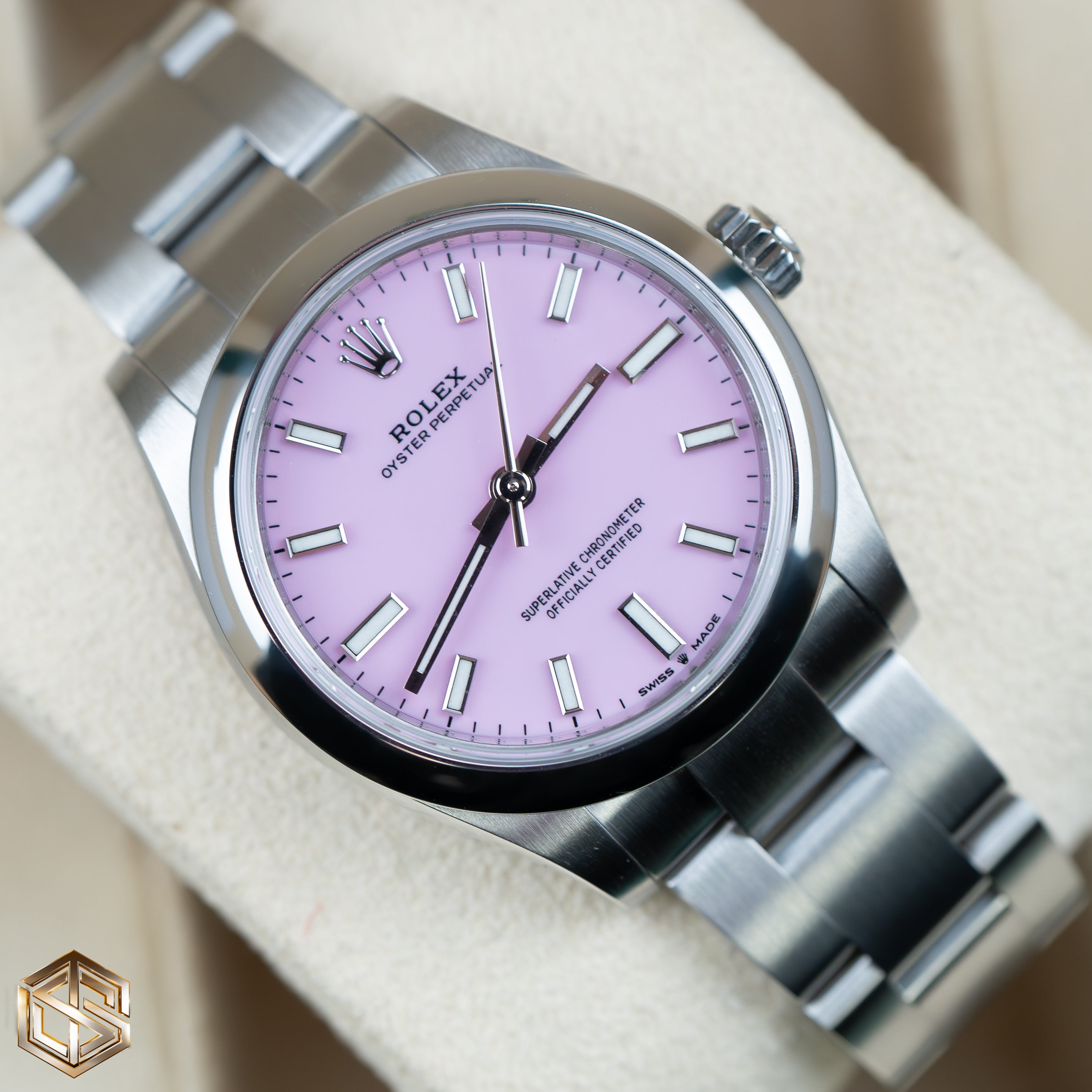 Oyster perpetual 31 pink sale