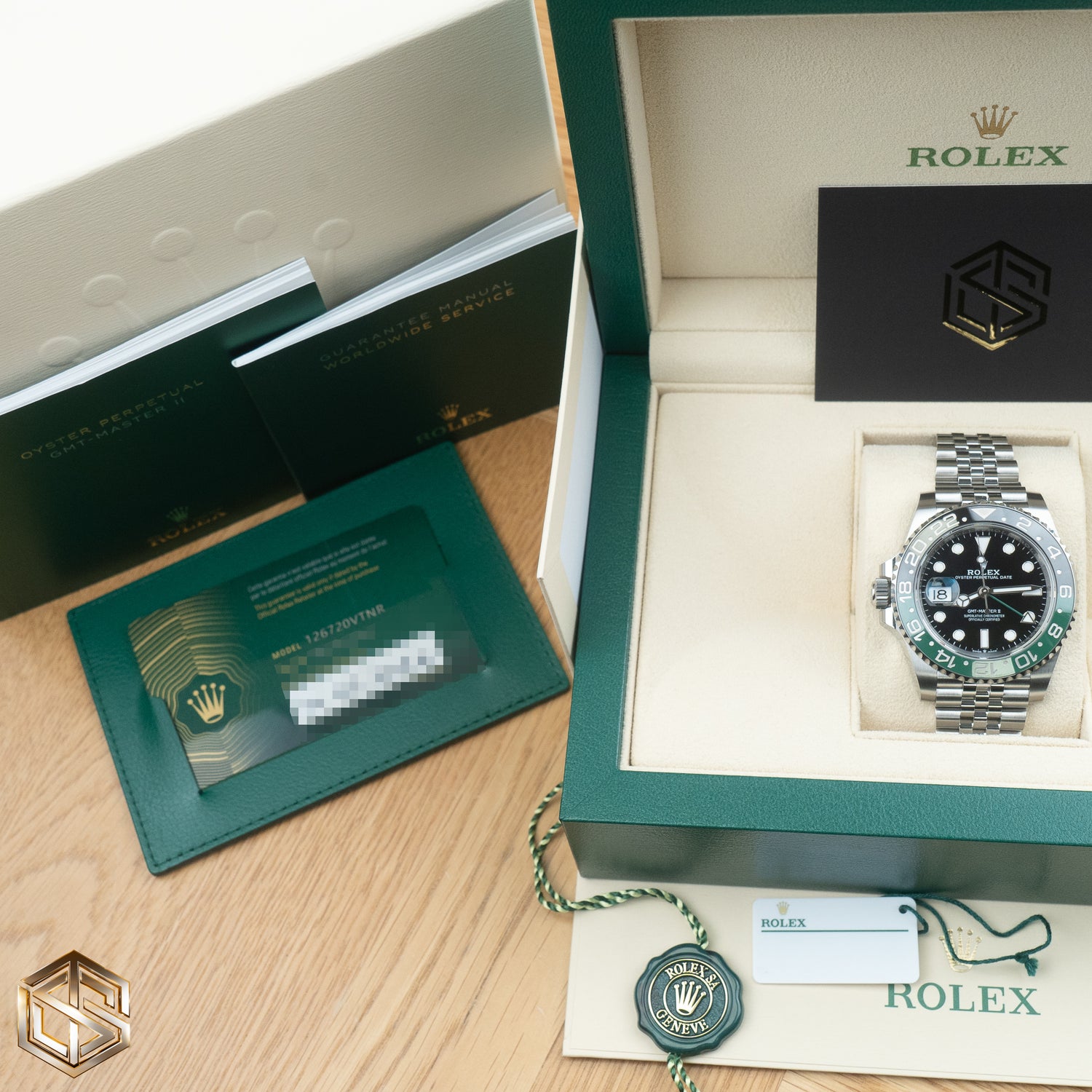 Rolex 126720VTNR 2024 GMT-Master II 'Sprite' Jubilee Bracelet Unworn Full Set Watch