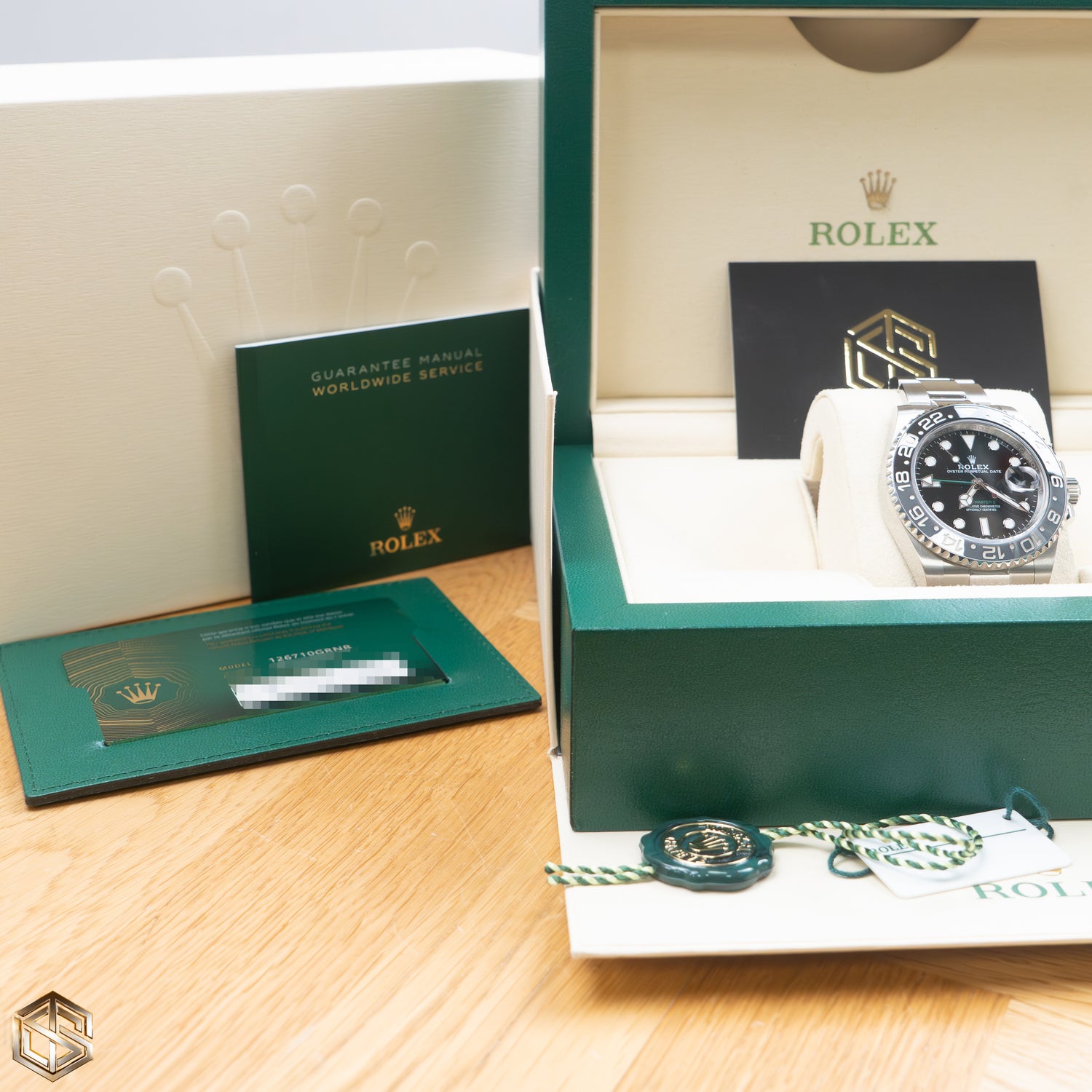 Rolex 126710GRNR 2024 NEW MODEL GMT-Master II 'Bruce Wayne' Oyster Full Set Watch