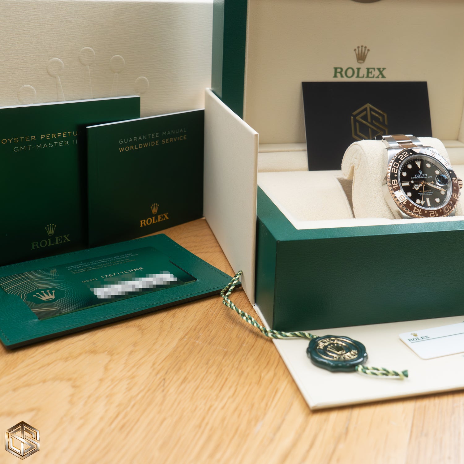 Rolex 126711CHNR GMT-Master II 'Root Beer' 2022 Full Set Watch