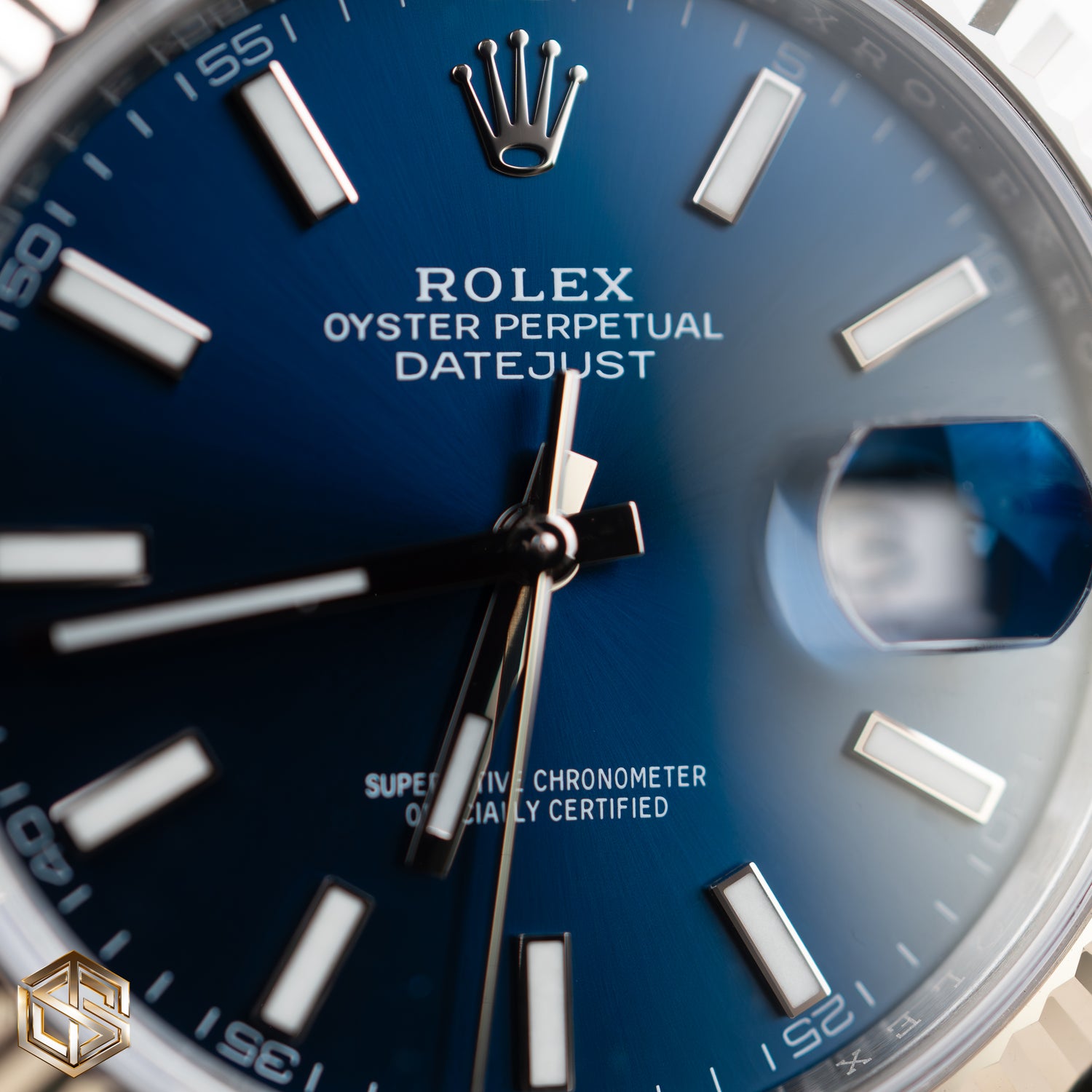 Rolex 126334 2024 Datejust 41 Blue Baton Dial Jubilee Bracelet 2023 Full Set Watch