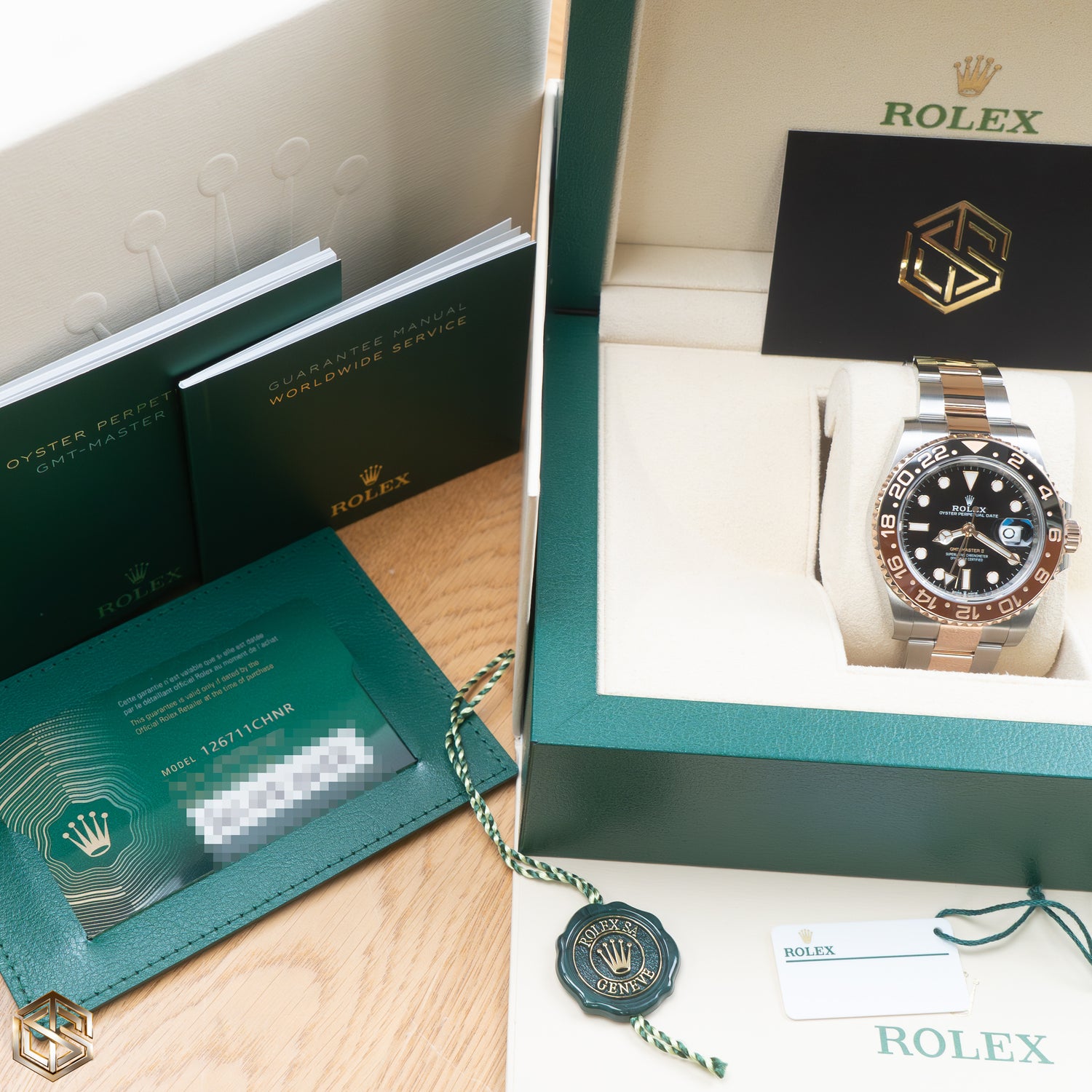 Rolex 126711CHNR GMT-Master II 'Root Beer' 2022 Full Set Watch