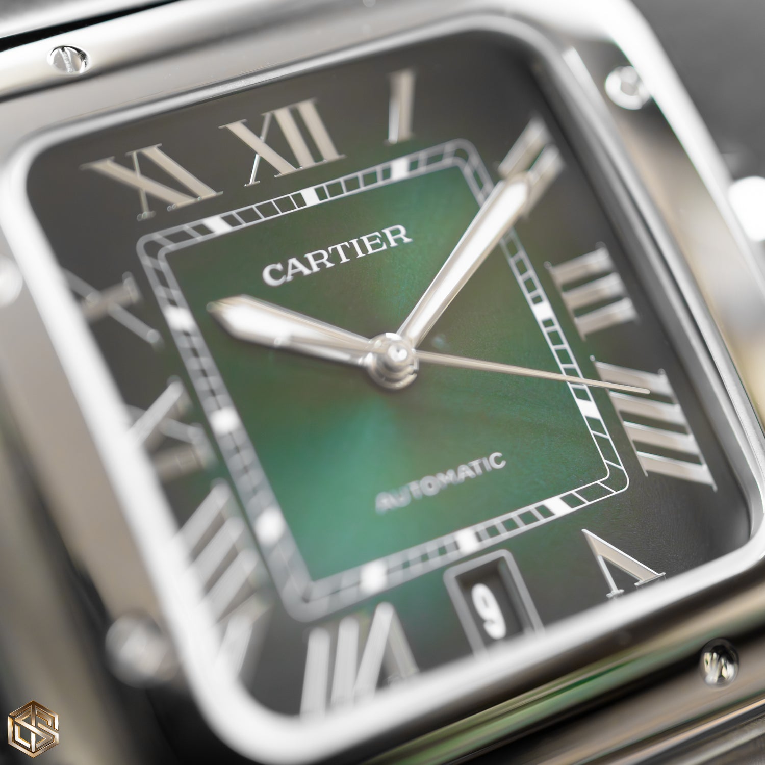 Cartier WSSA0062 Santos De Cartier Large 39.8mm Green Dial 2024 Watch