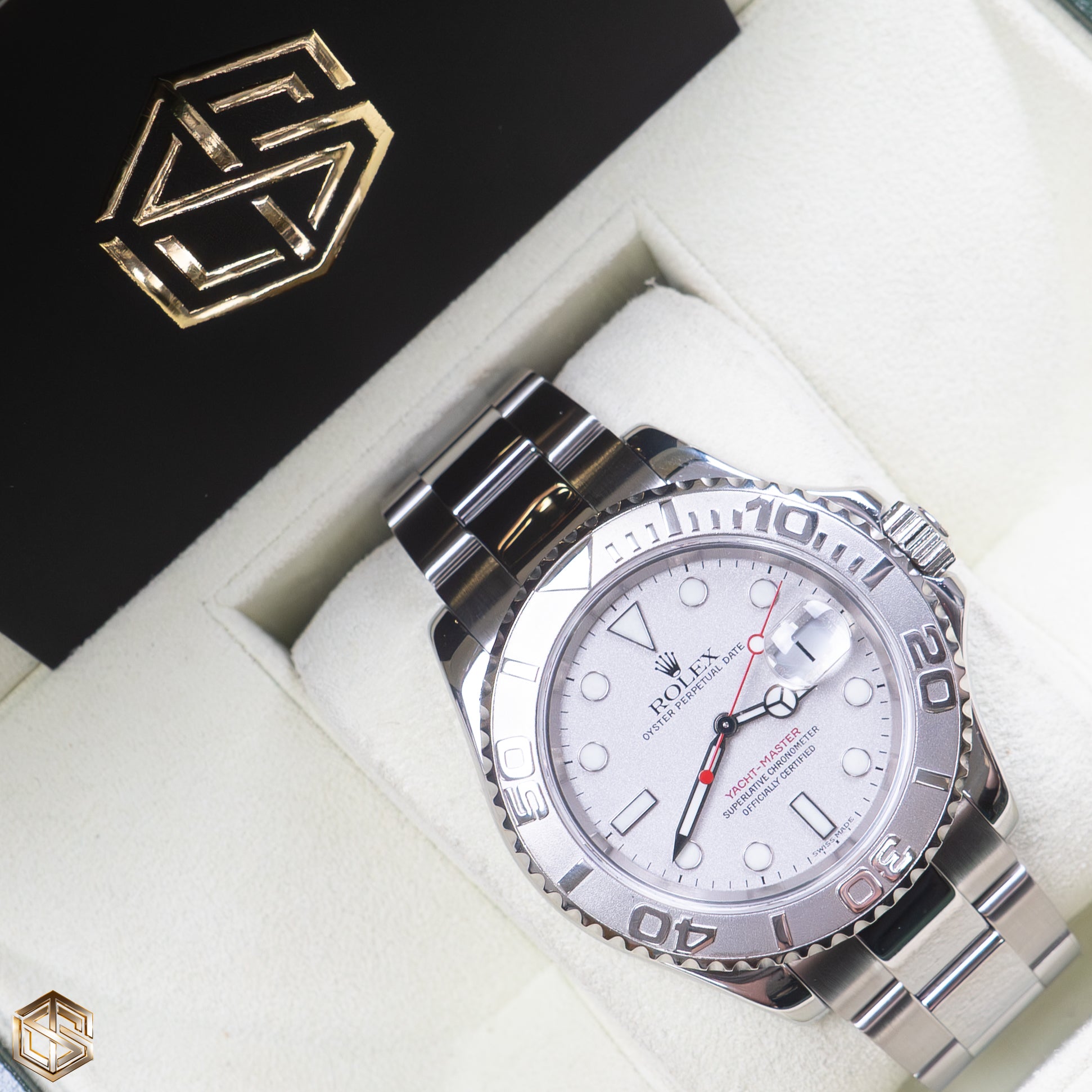 Rolex 16622 Yacht Master 40 Silver Dial 2001 Mint Condition Full Set Watch