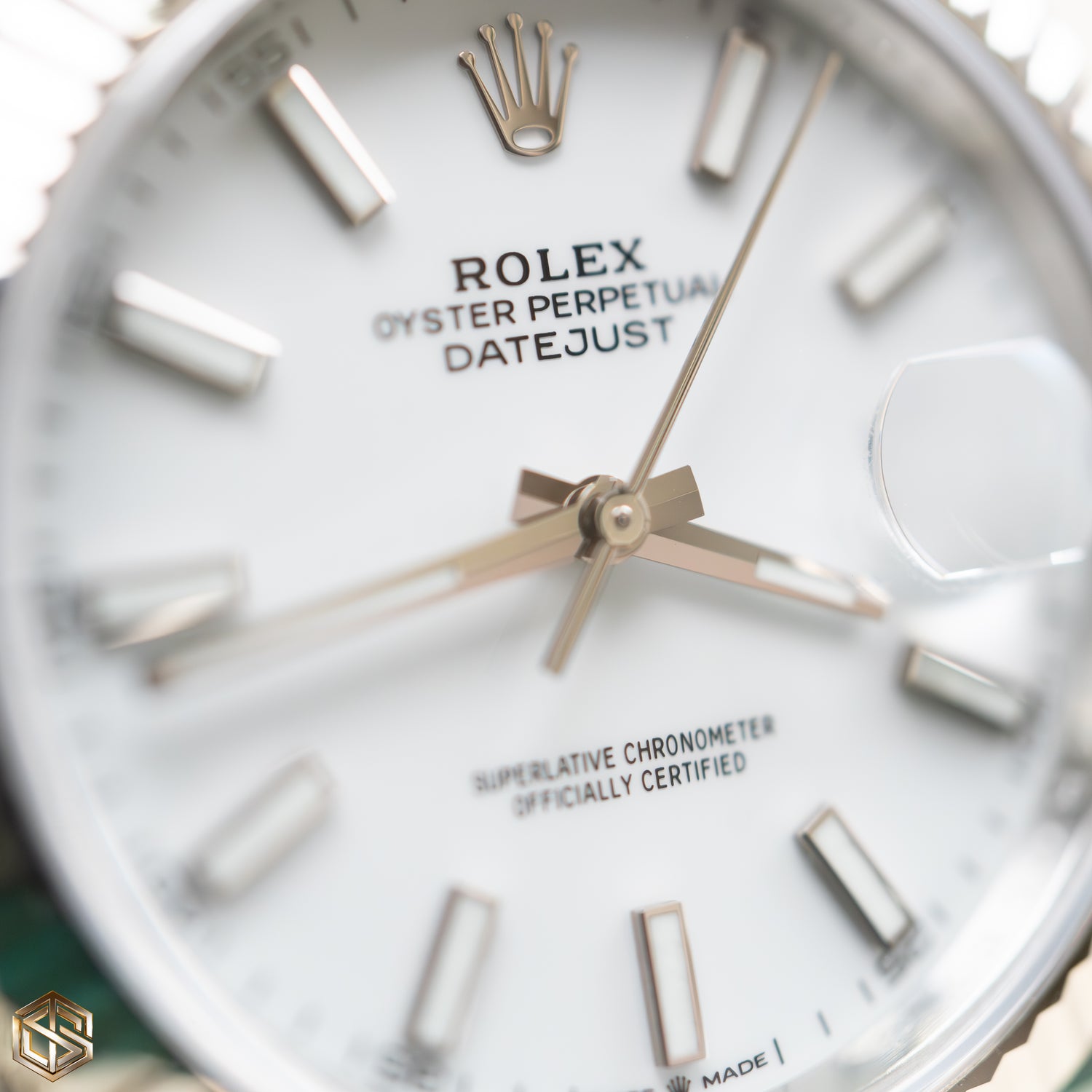 Rolex 126334 Datejust 41 White Baton Dial Jubilee Bracelet 2023 Unworn Full Set Watch