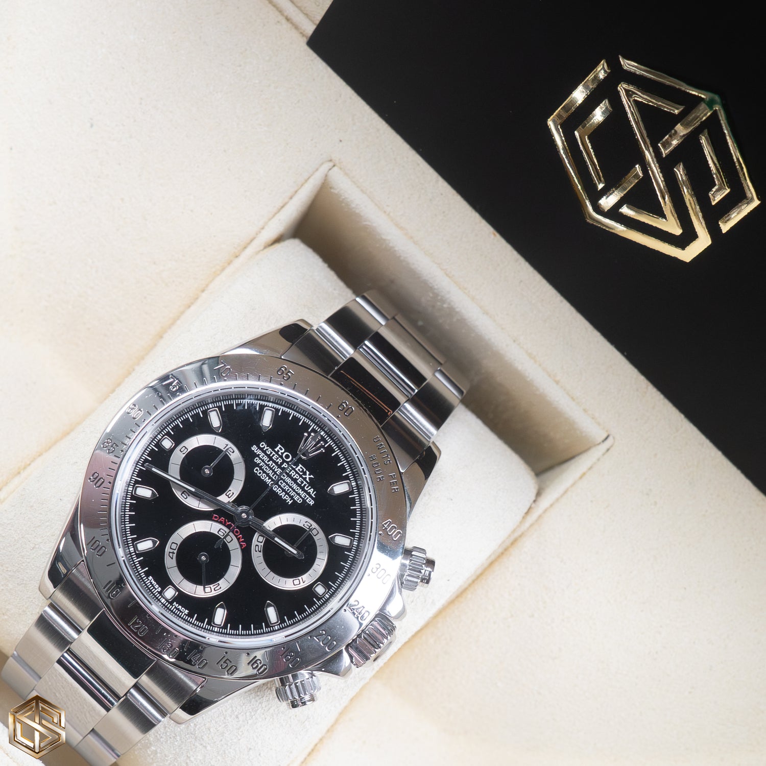 Rolex 116520 Cosmograph Daytona Black Dial 2003 Serviced in 2024 Watch