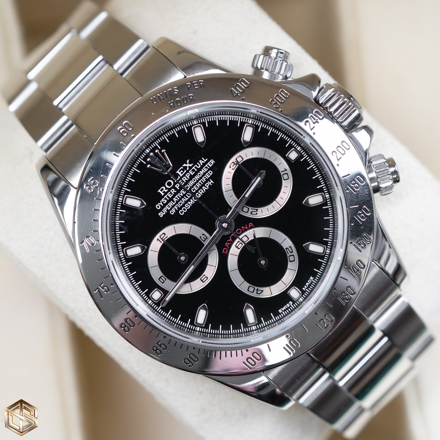 Rolex 116520 Cosmograph Daytona Black Dial 2003 Serviced in 2024 Watch