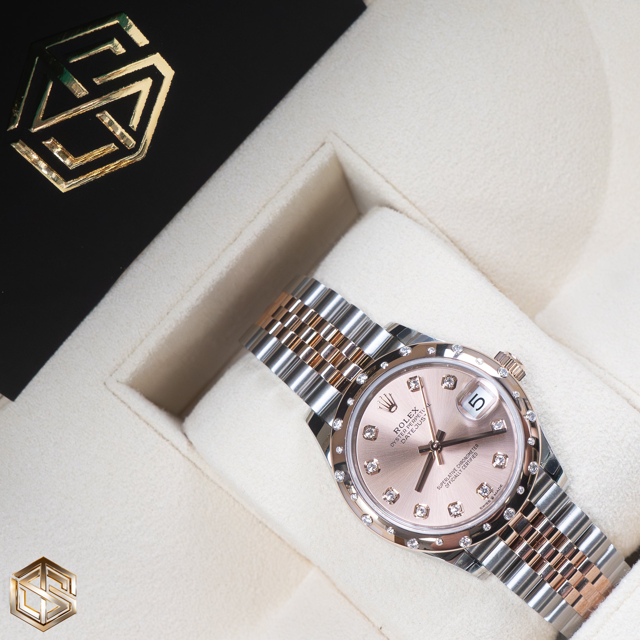 Datejust 31 diamond bezel outlet