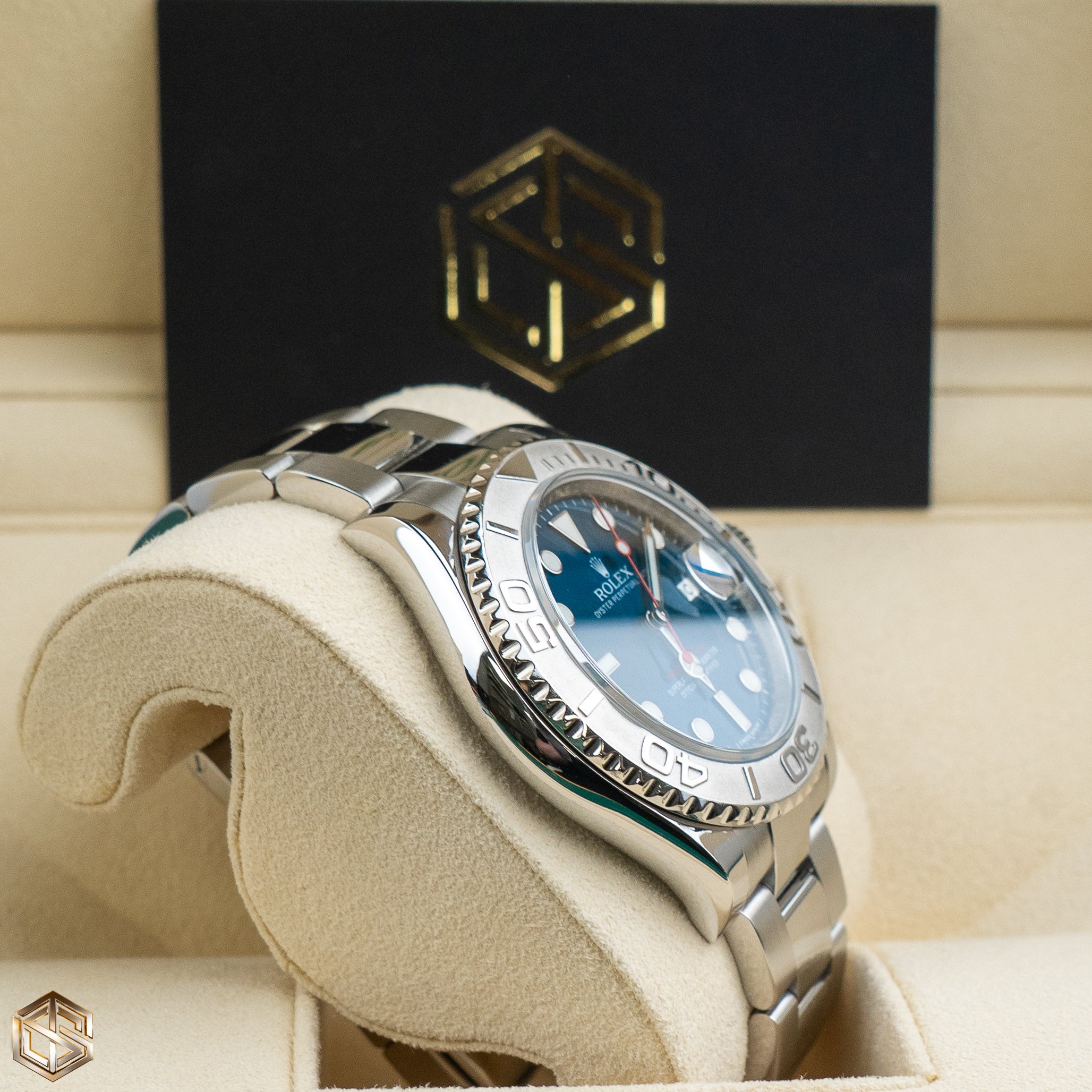 Rolex 116622 Yacht Master 40 Blue Dial Mint Condition 2014 Full Set Watch SwissTimepieces