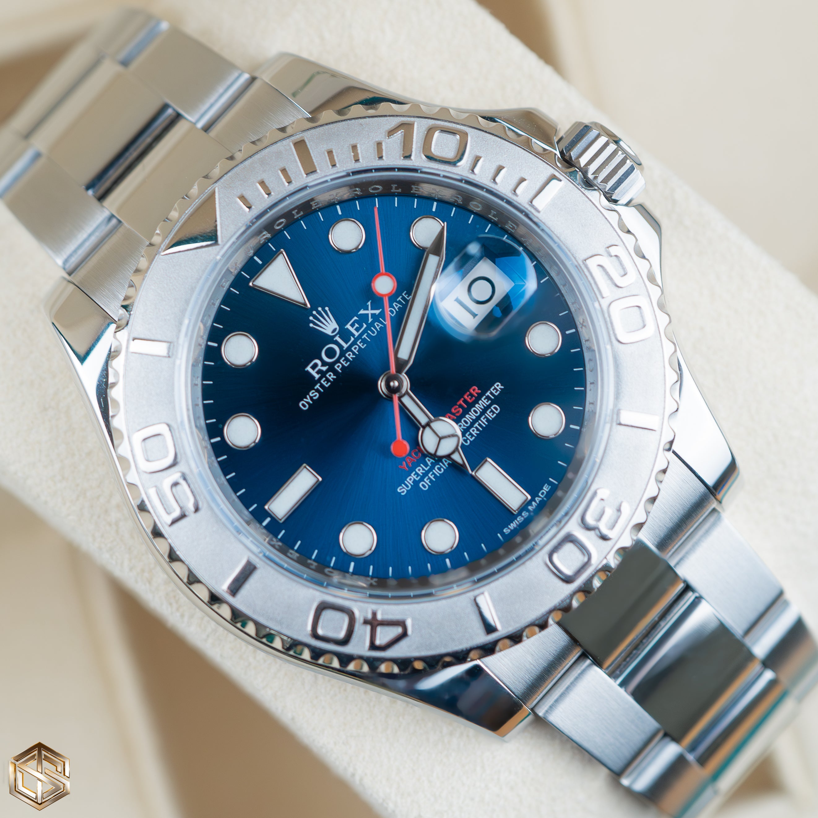 Yacht master discount 40 blue dial